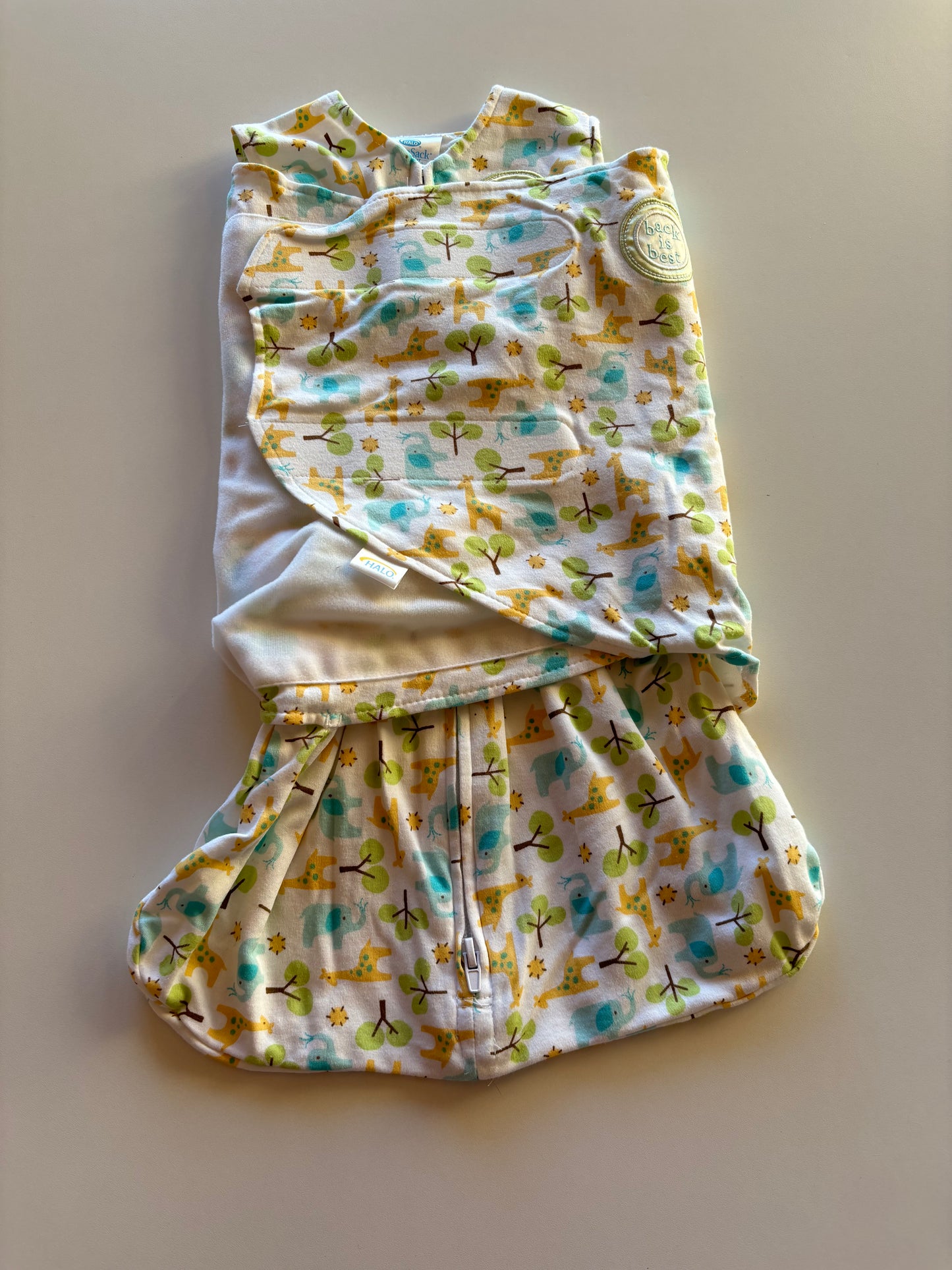 Safari Animals Swaddle Sleepsack