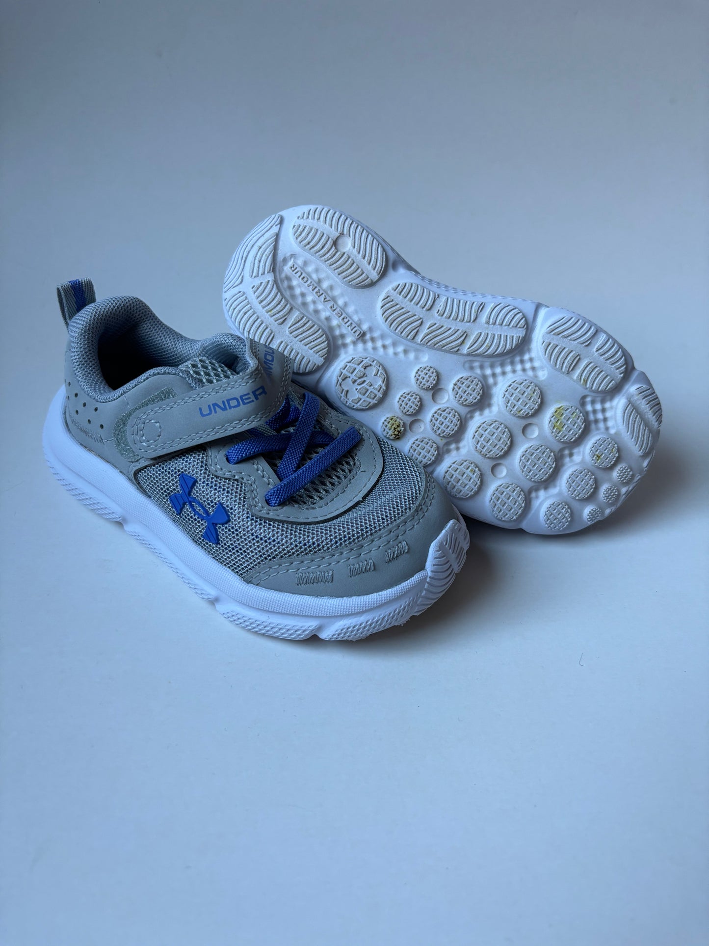 Nearly New Grey & Purple UA Shoes