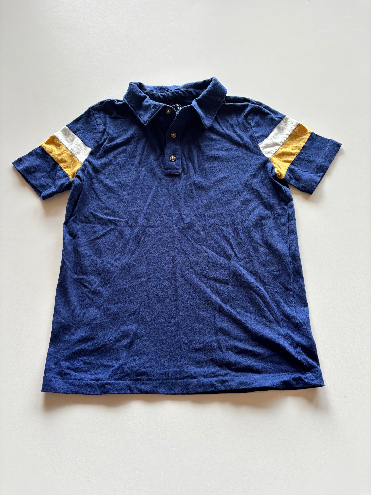 Blue With Yellow Polo Tee