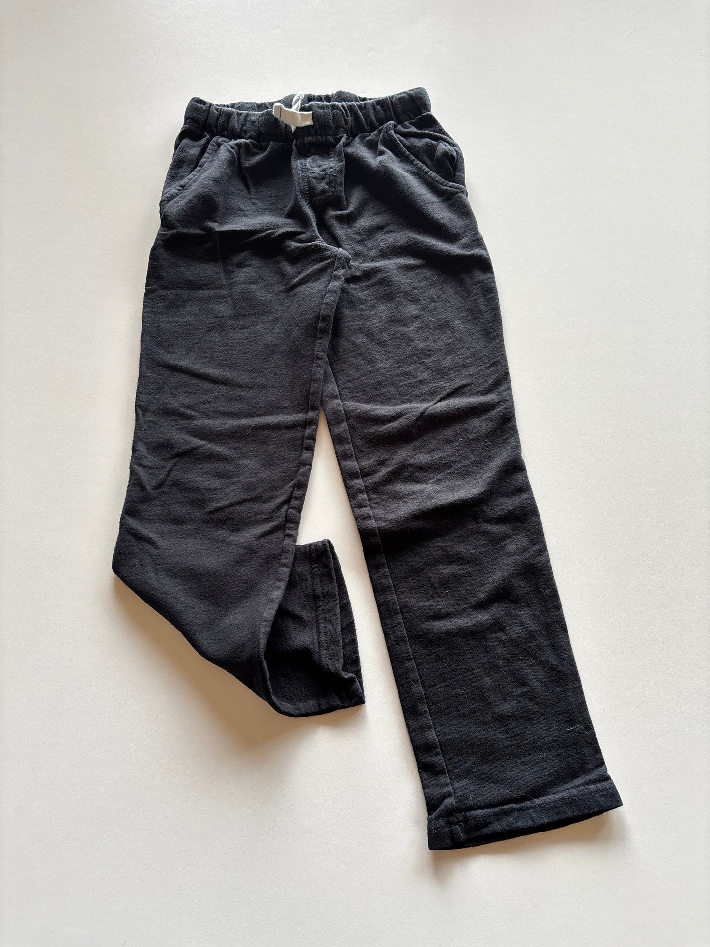Black Pants with White Drawstring