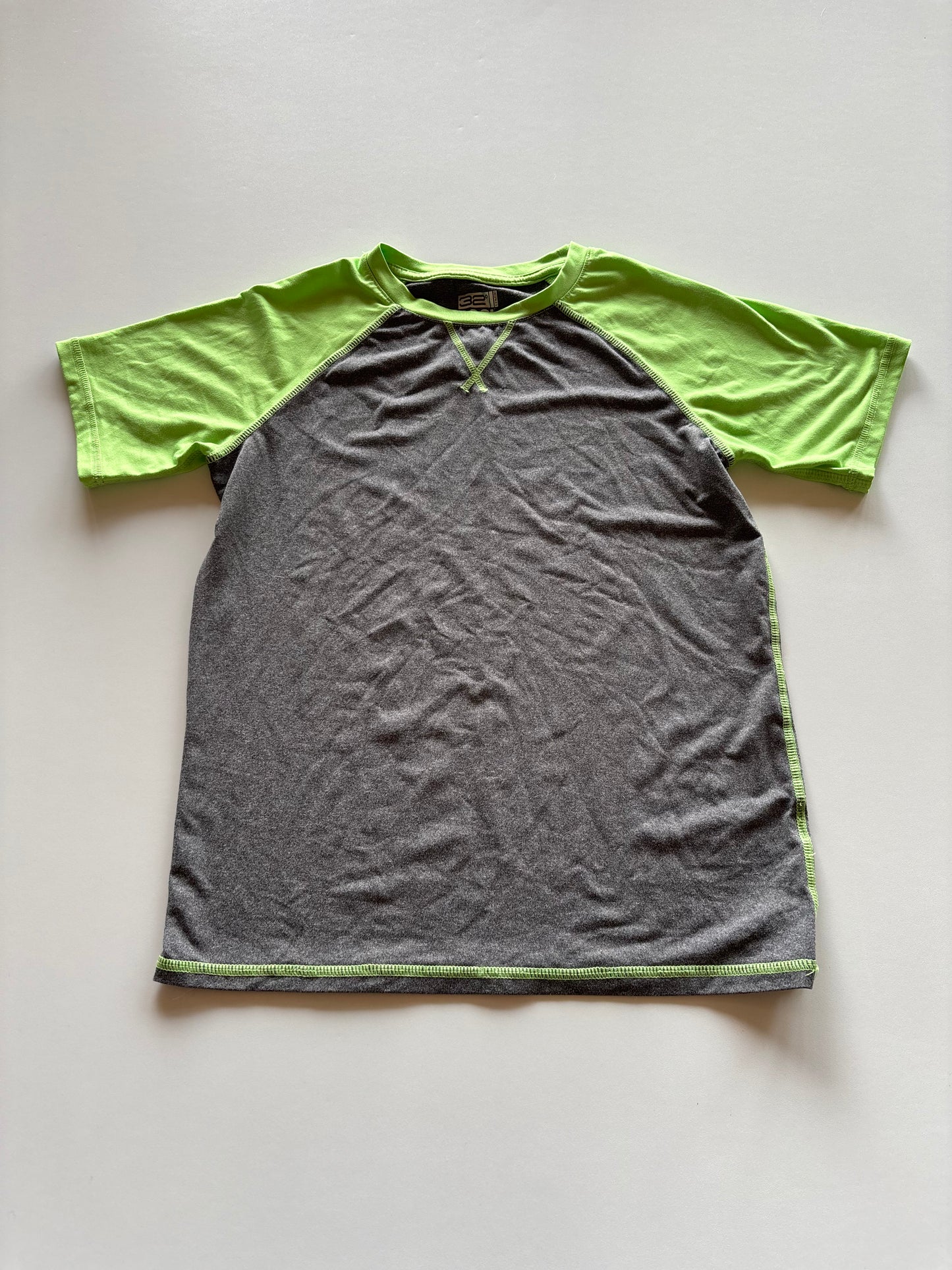 Lime & Grey Athletic Tee