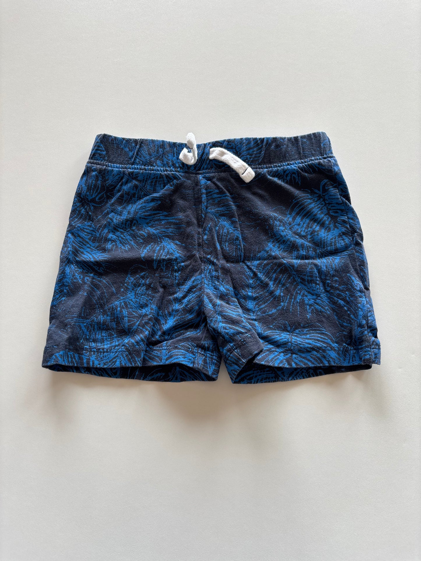 Blue Monstera Shorts