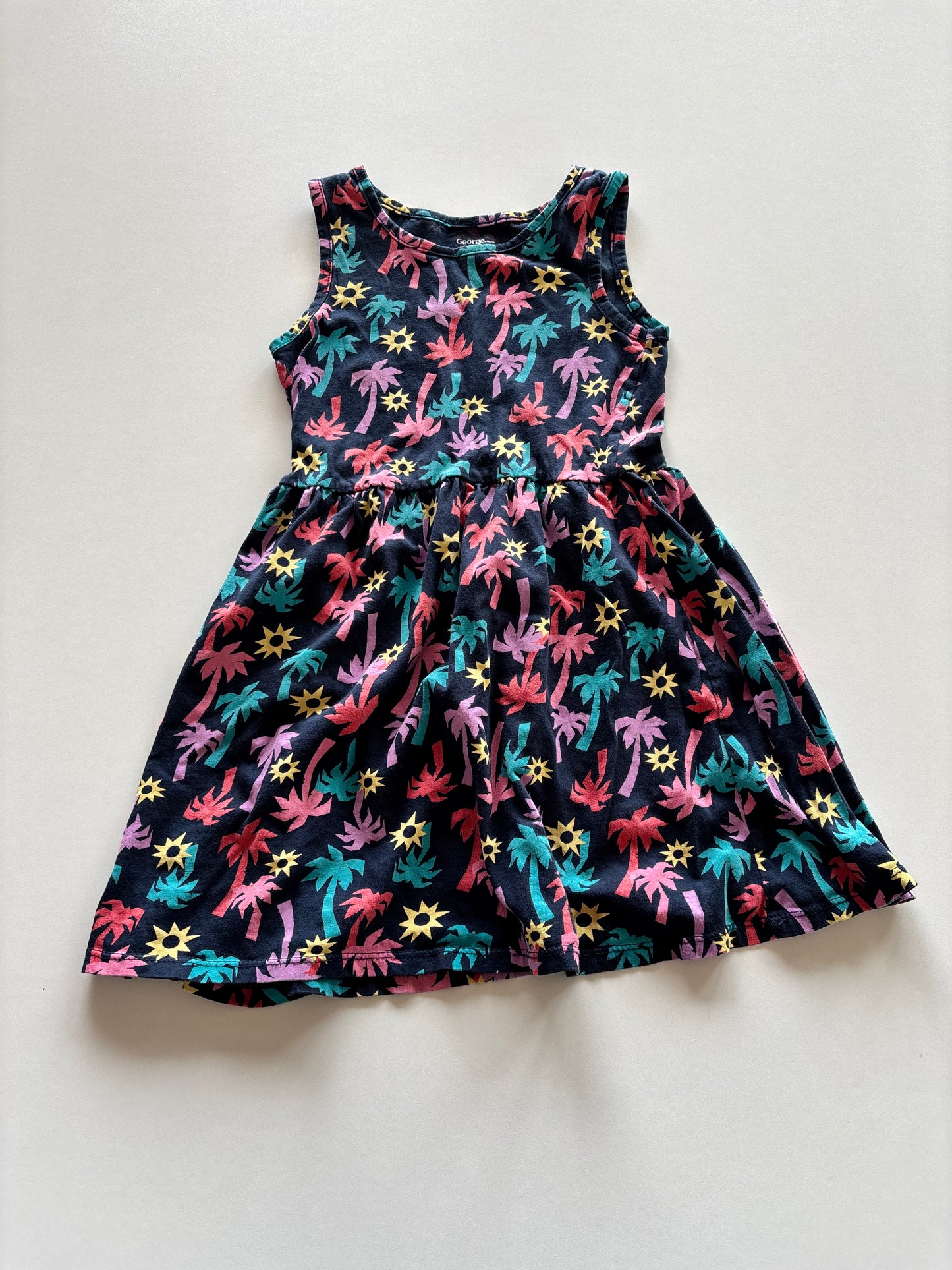 Colourful Palm Tree Dress