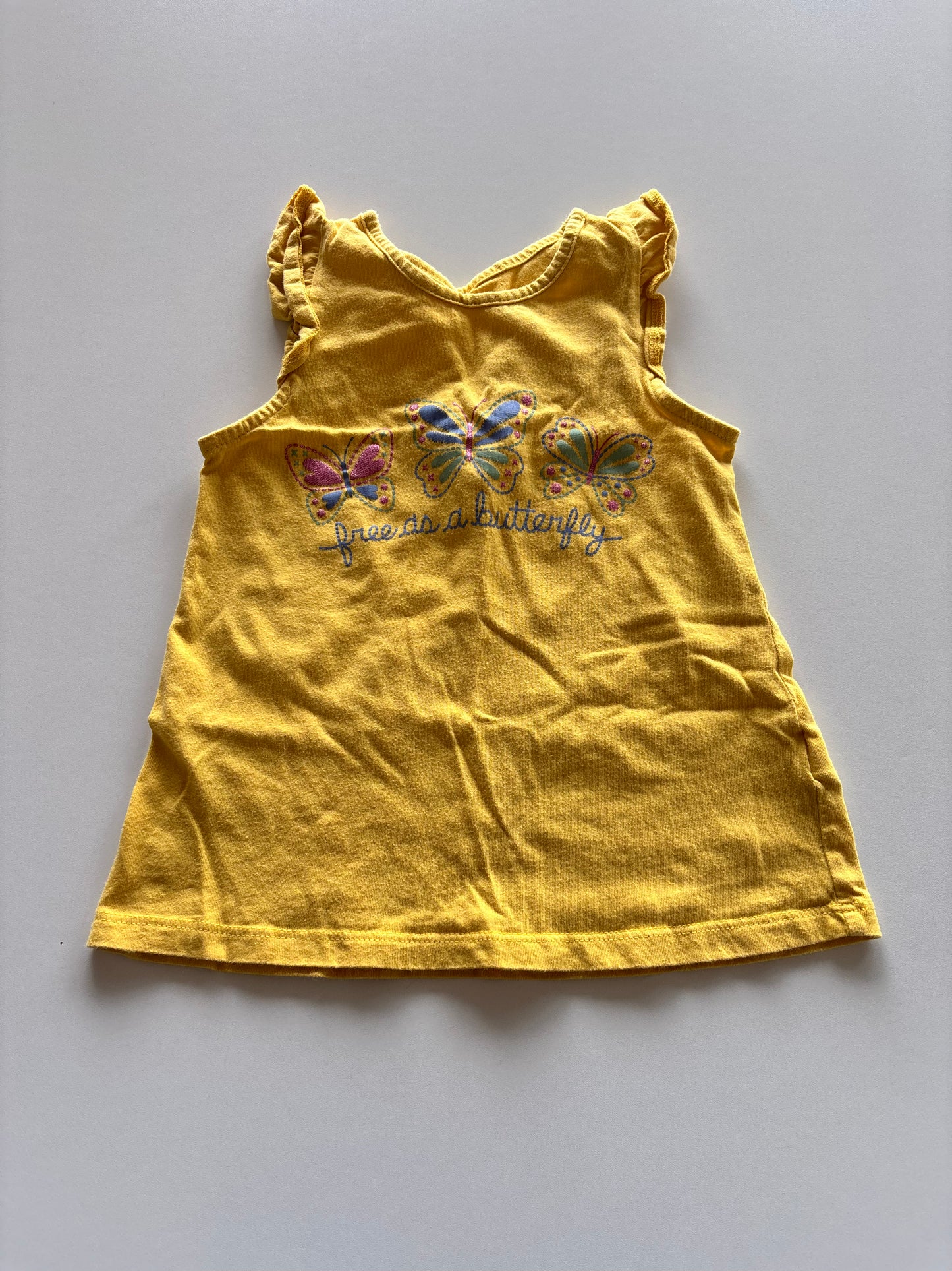 Yellow Butterfly Tank