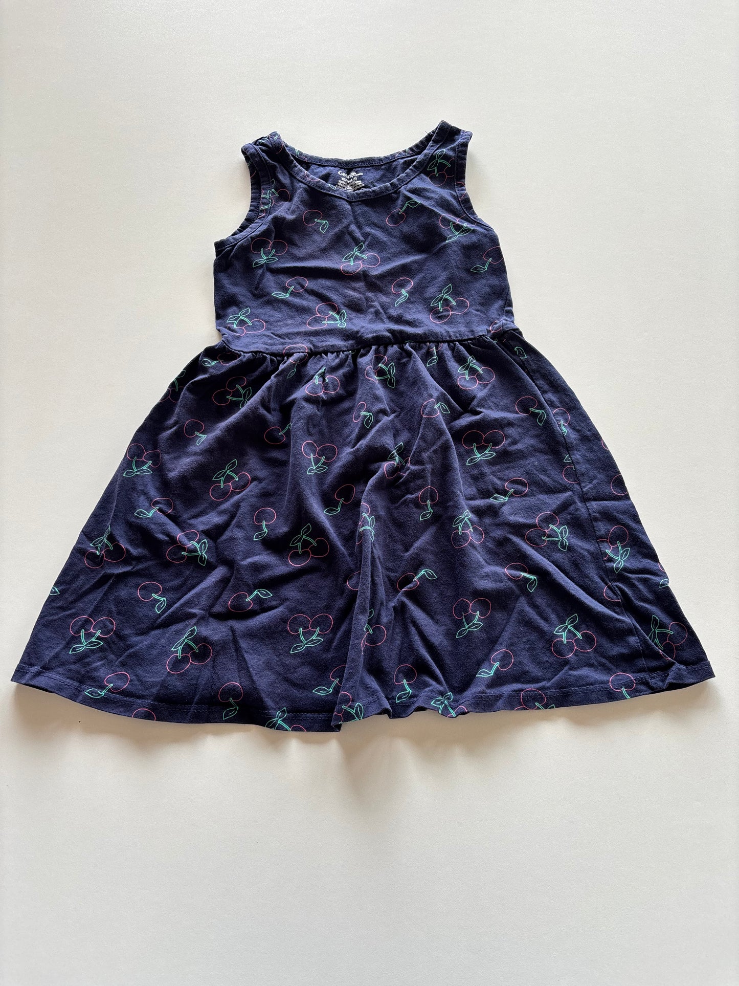 Navy Cherry Dress
