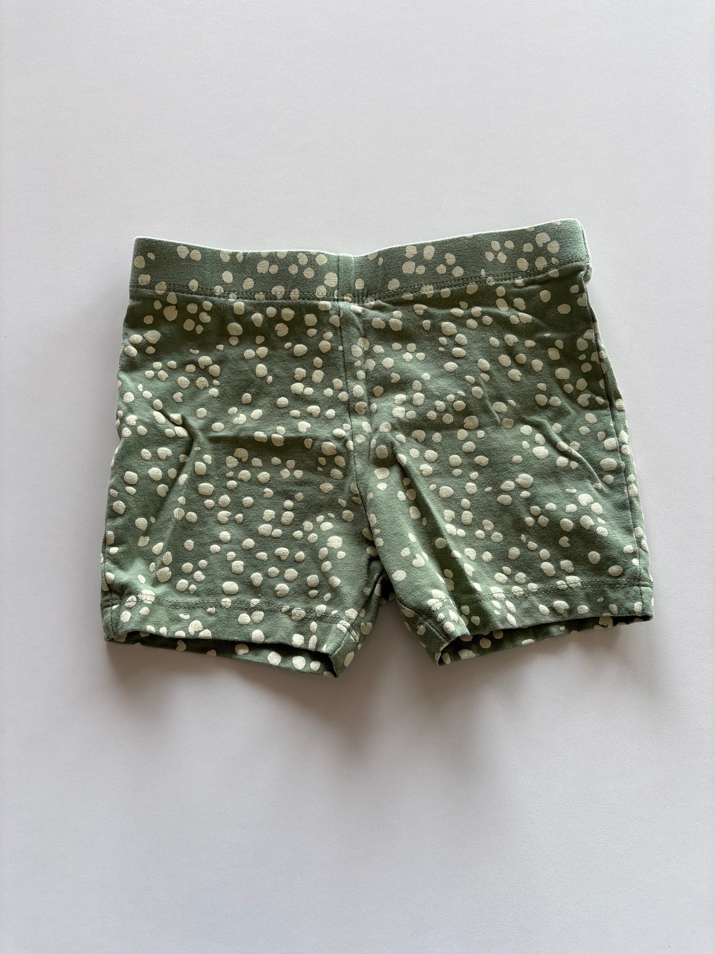 Green Dotted Bike Shorts