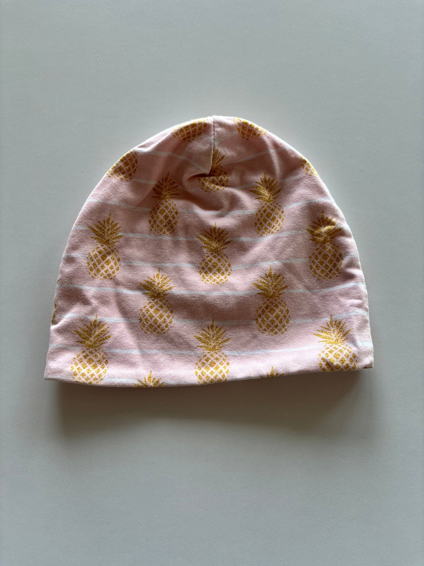 Pink Striped Pineapple Beanie