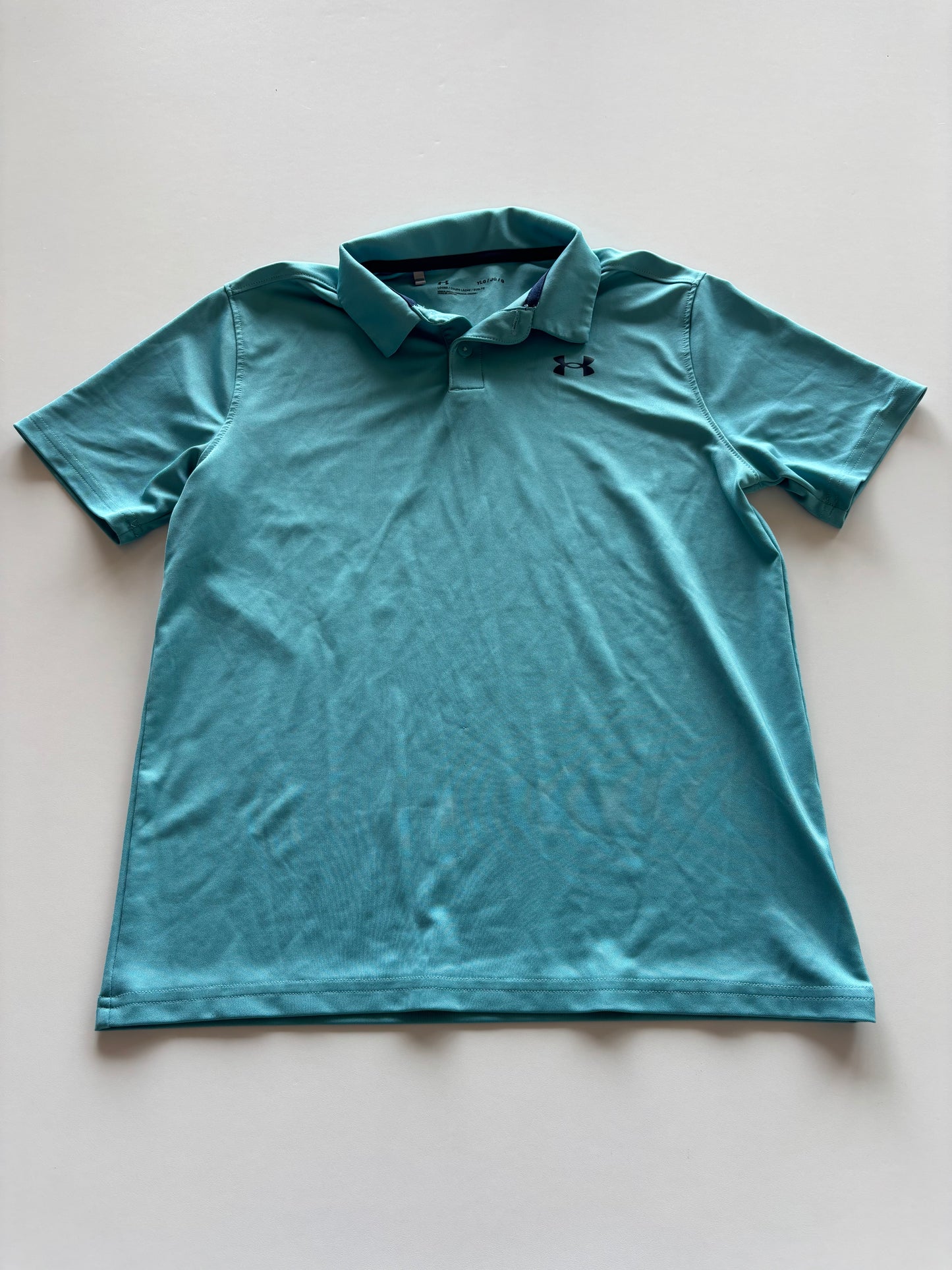 Light Blue UA Athletic Polo Tee
