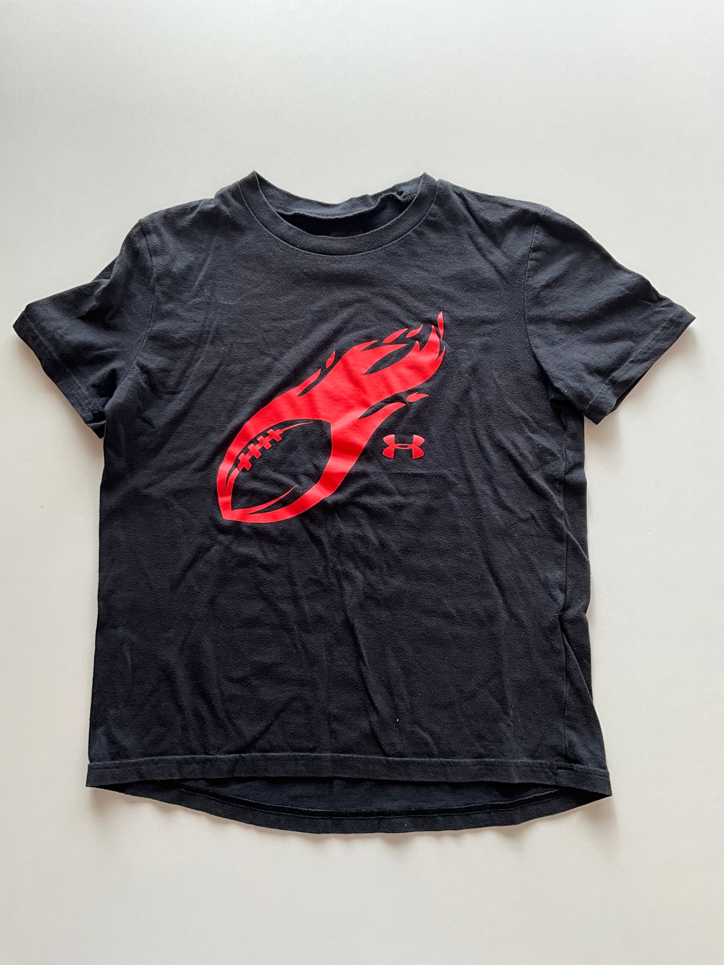 Black & Red UA Football Tee