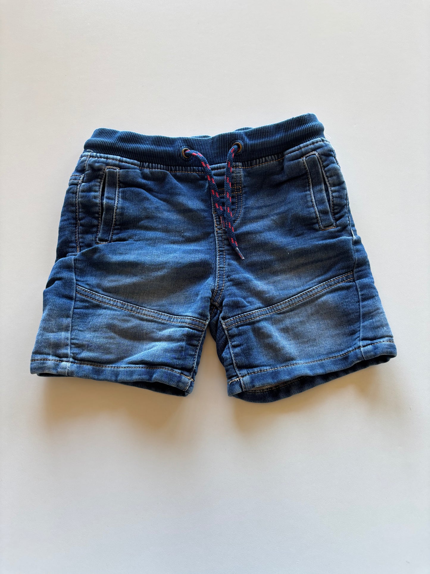 Pull On Denim Shorts