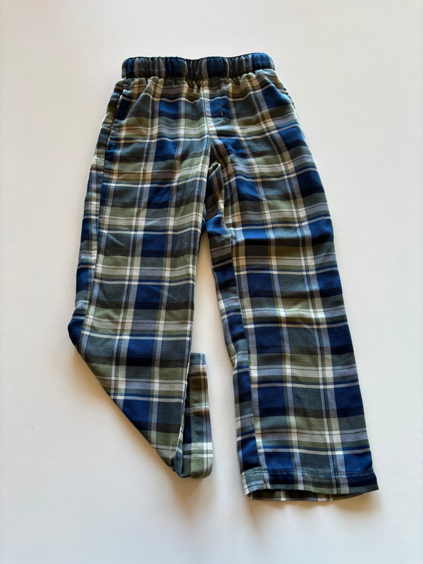 Blue & Green Plaid Pajama Pants