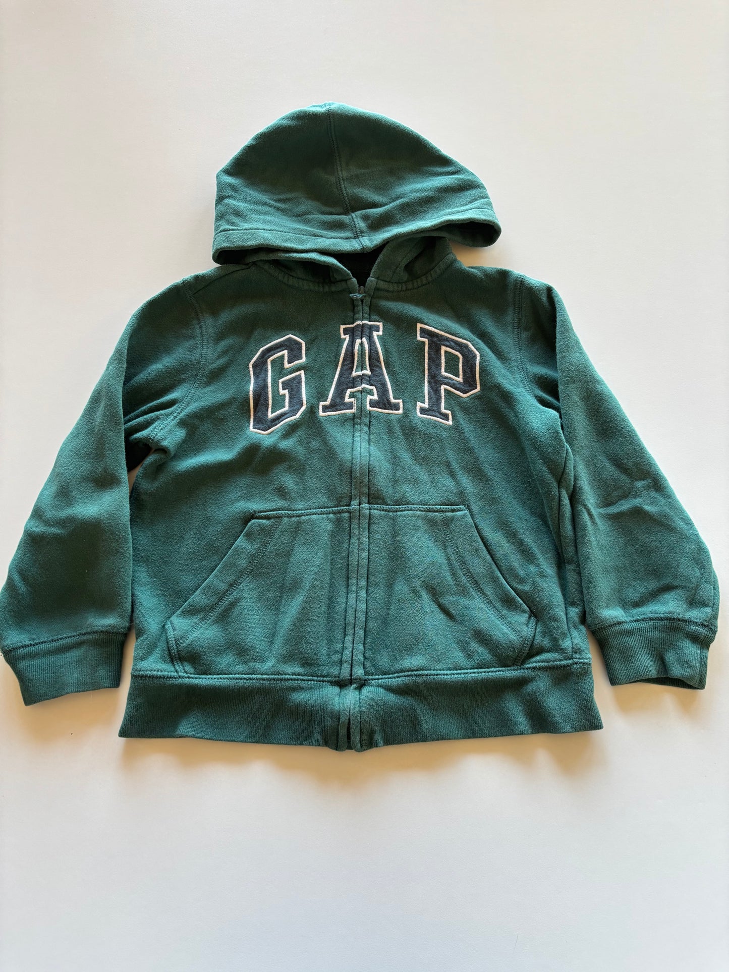 Green Gap Zip Up Hoodie