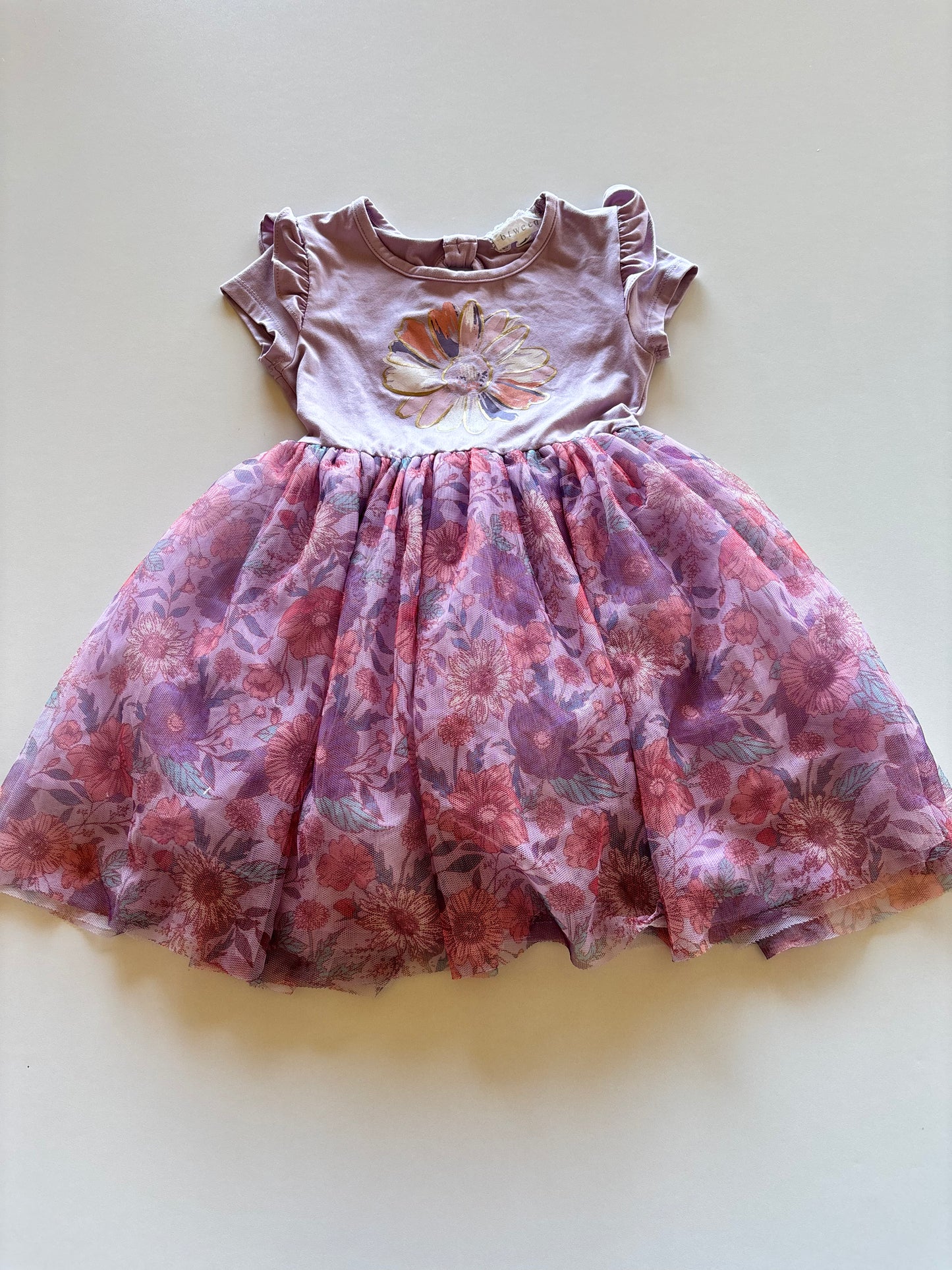 Purple Flower Dress