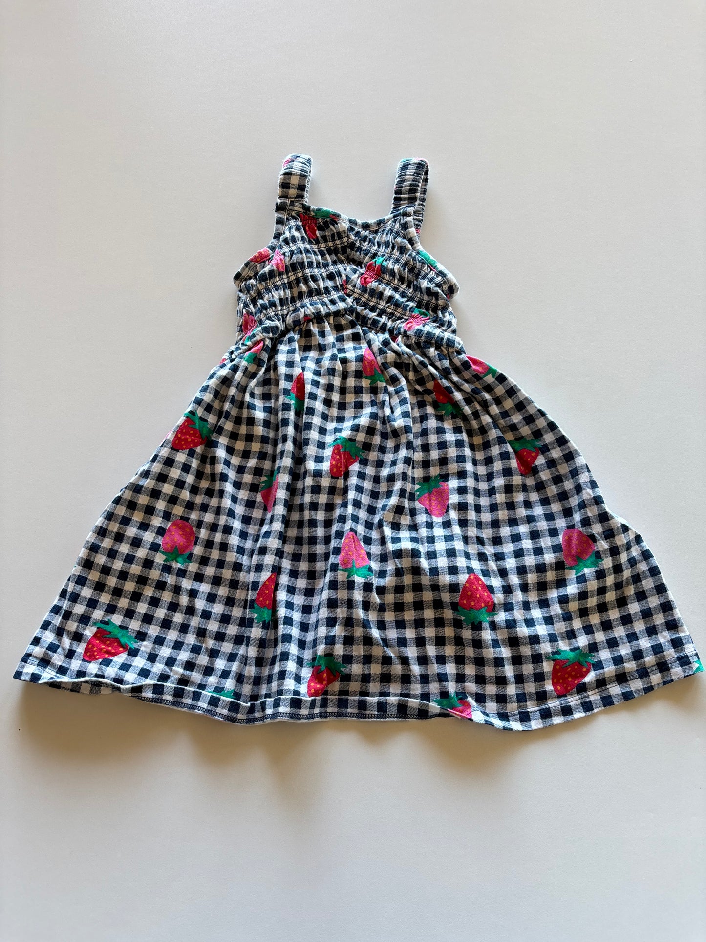 Plaid Strawberry Dress