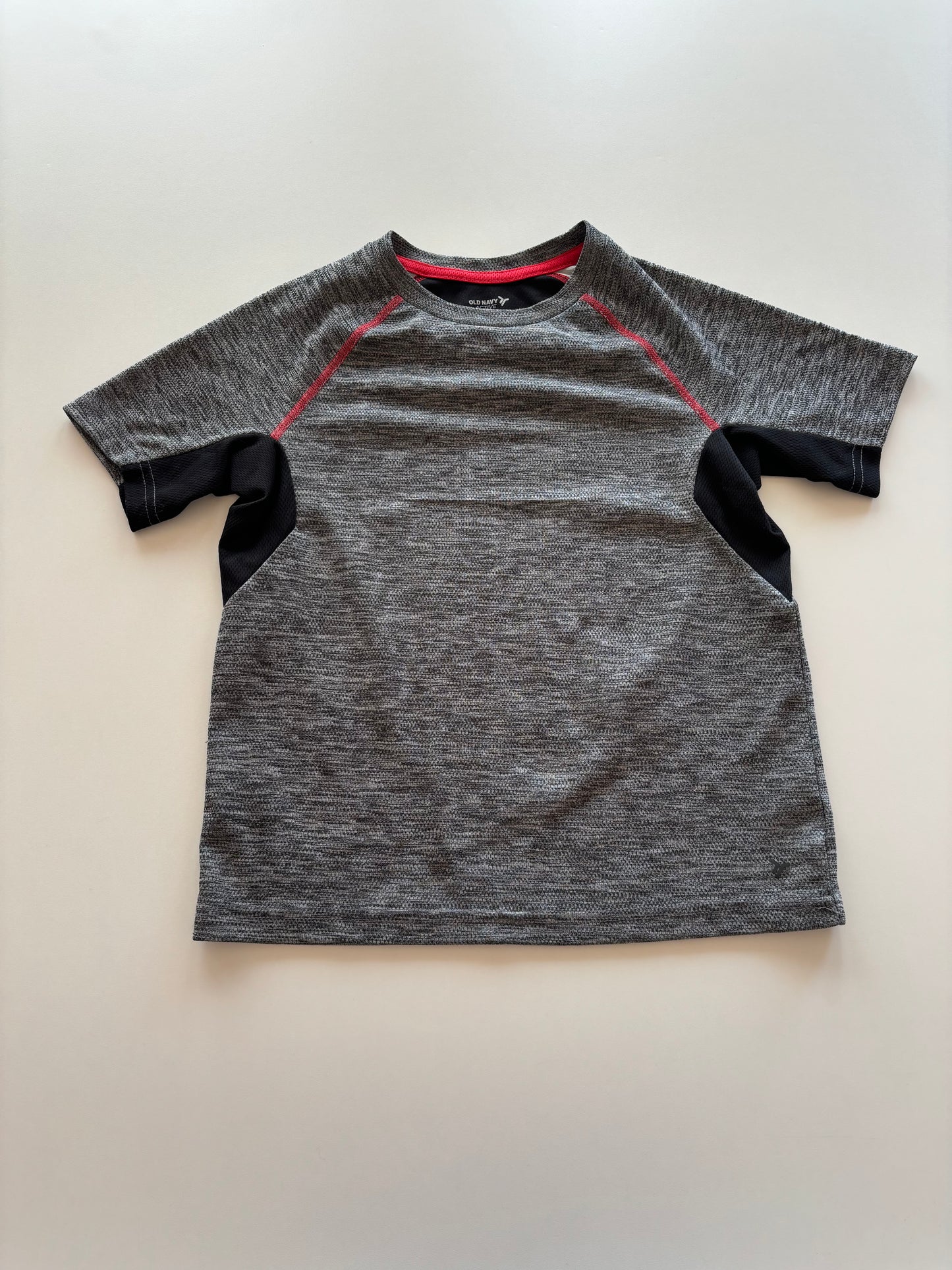 Grey & Red Athletic Tee