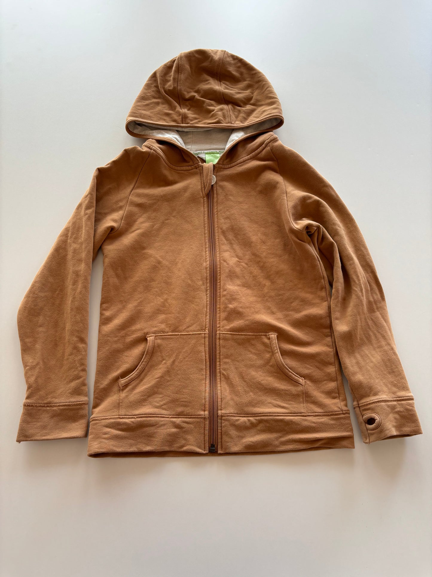 Brown Zip Up Hoodie