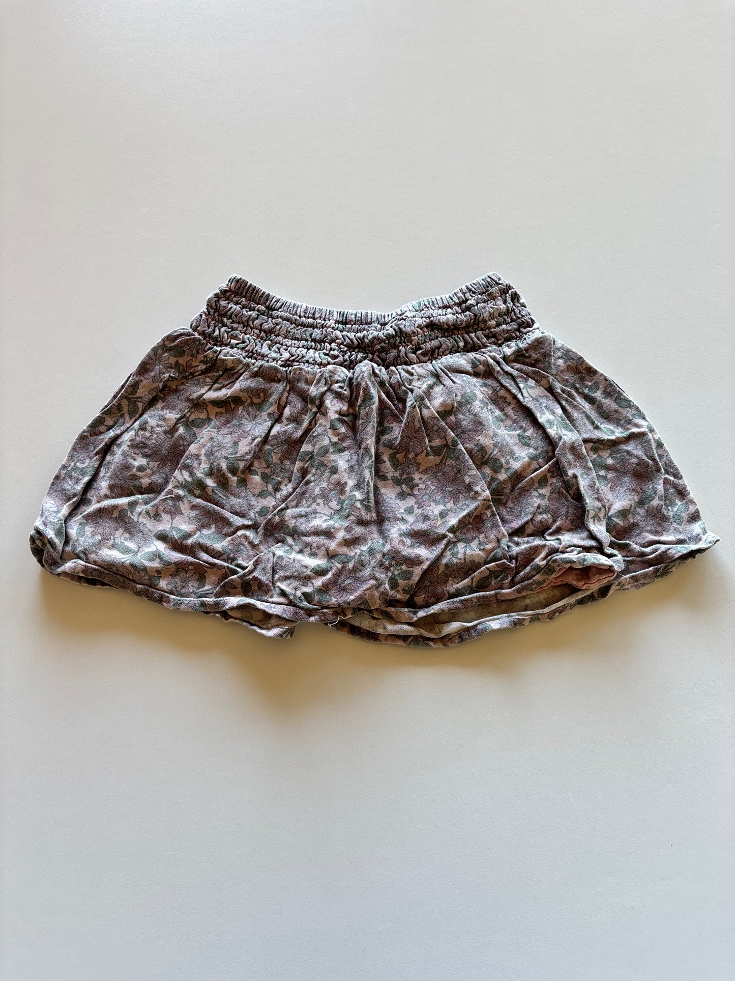 Mauve Floral Skirt