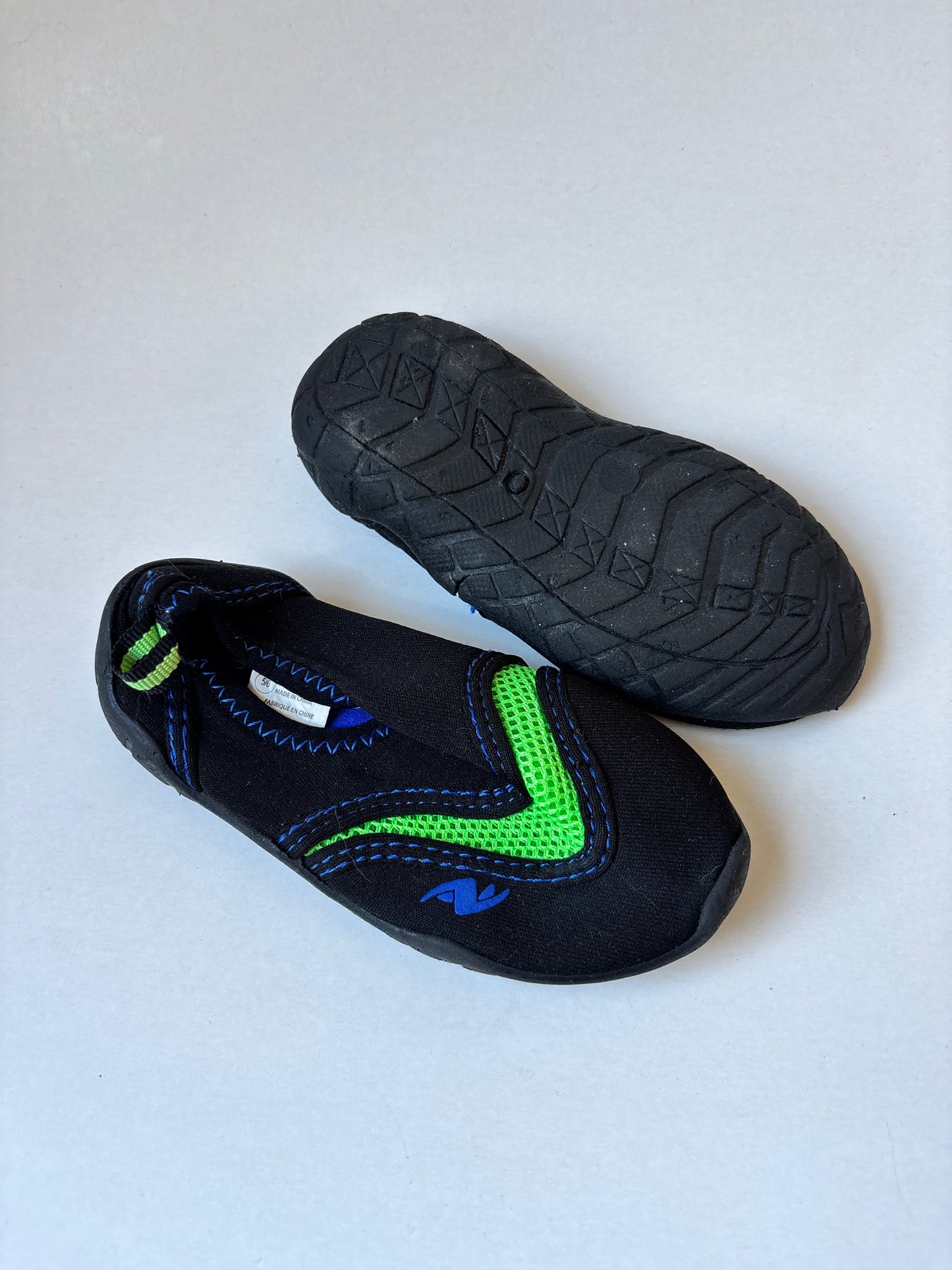 Black & Green Water Shoes