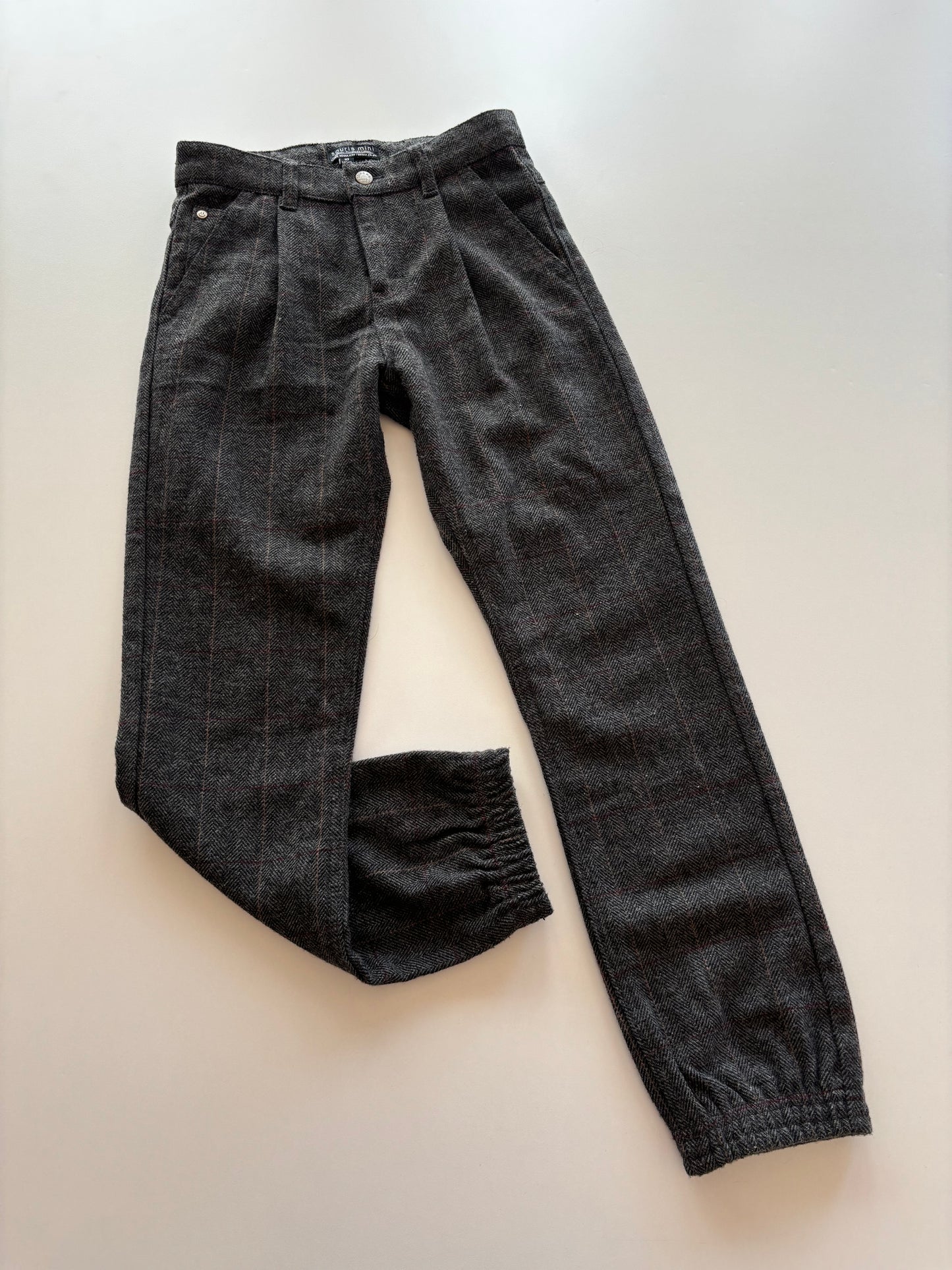 Herringbone Wool Dress Pants