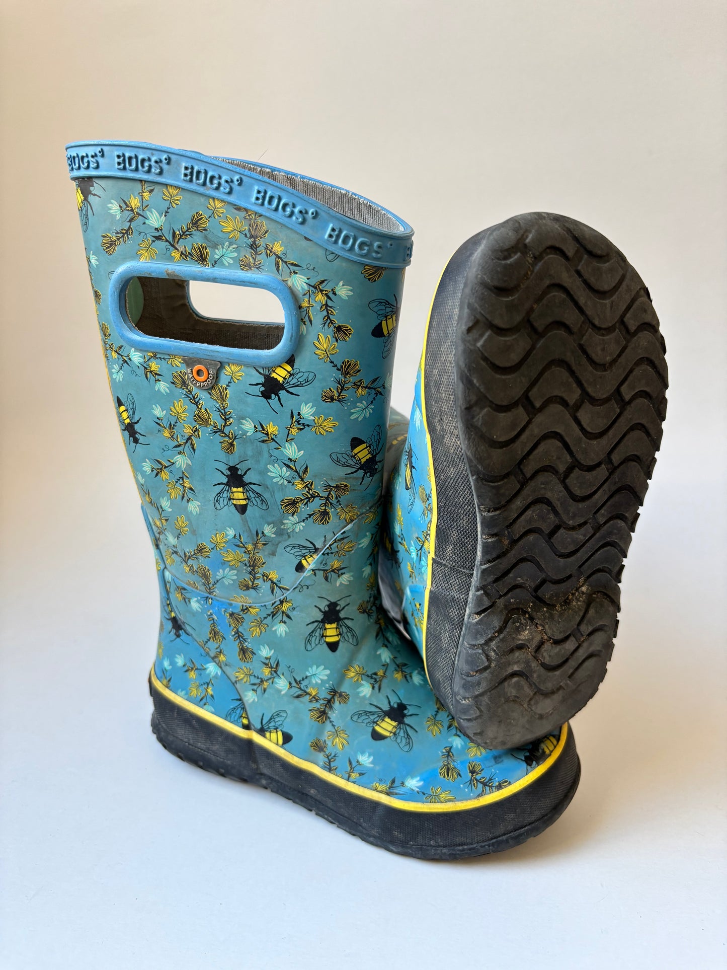 Blue Bees Bogs Boots