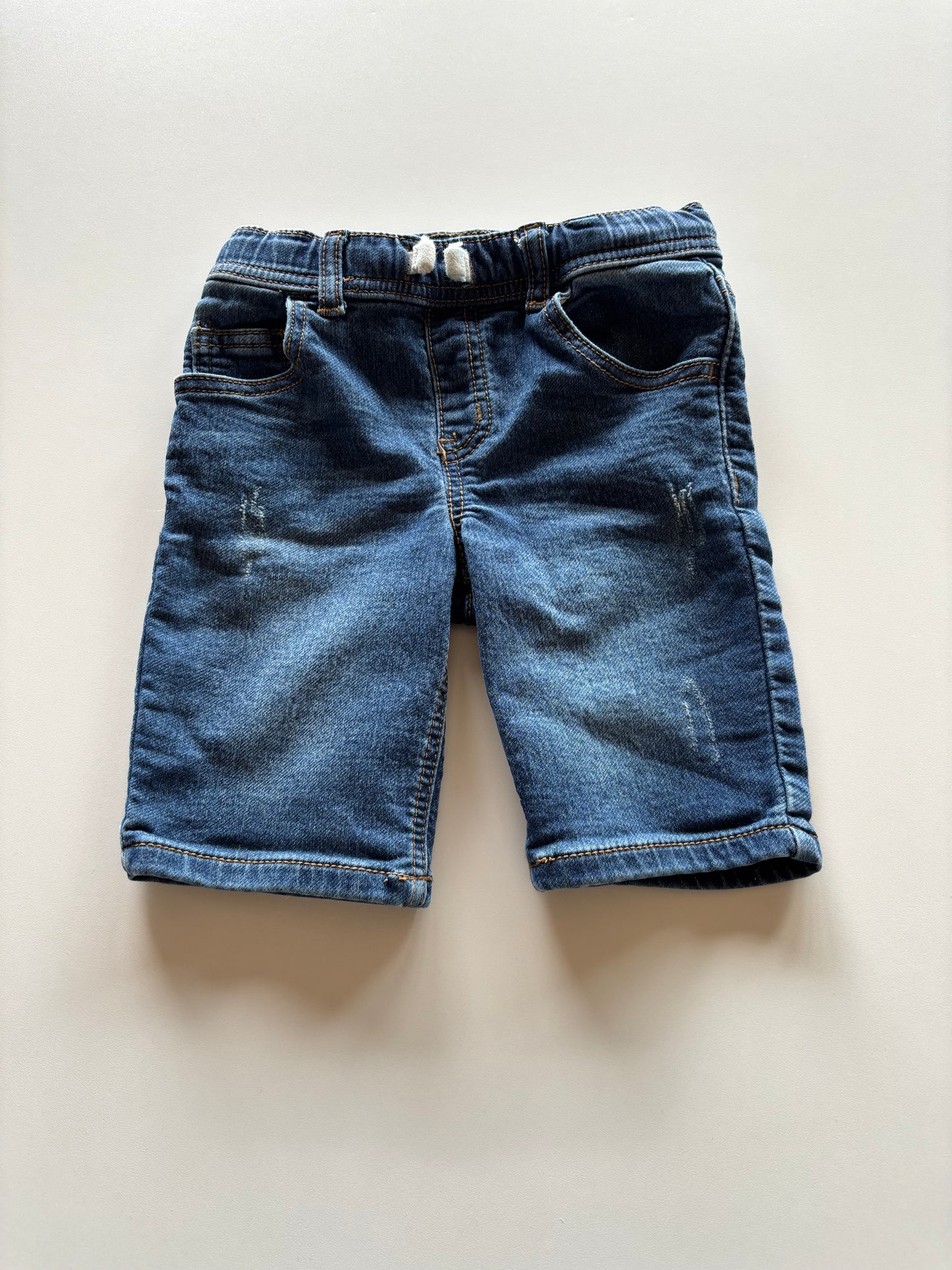Pull On Denim Shorts