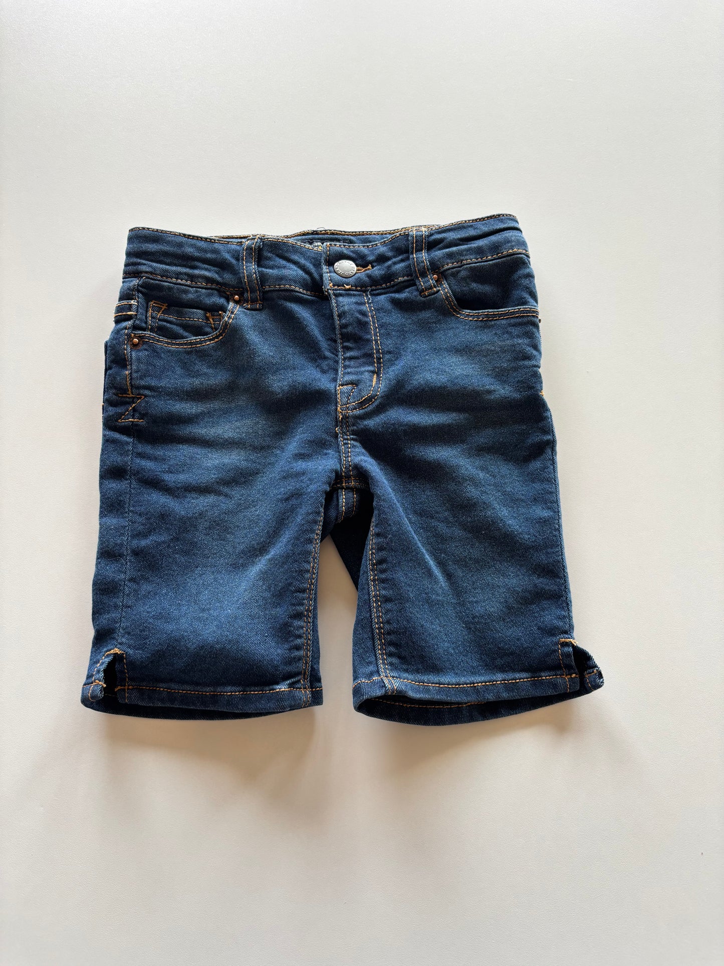 Denim Jegging Shorts