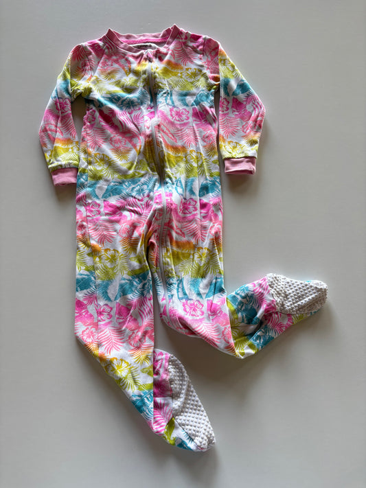 Bright Tropical Floral Sleeper