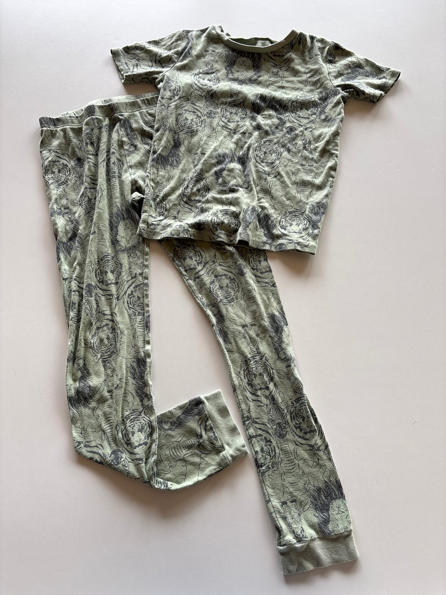 2pc Green Safari Animal Pajamas