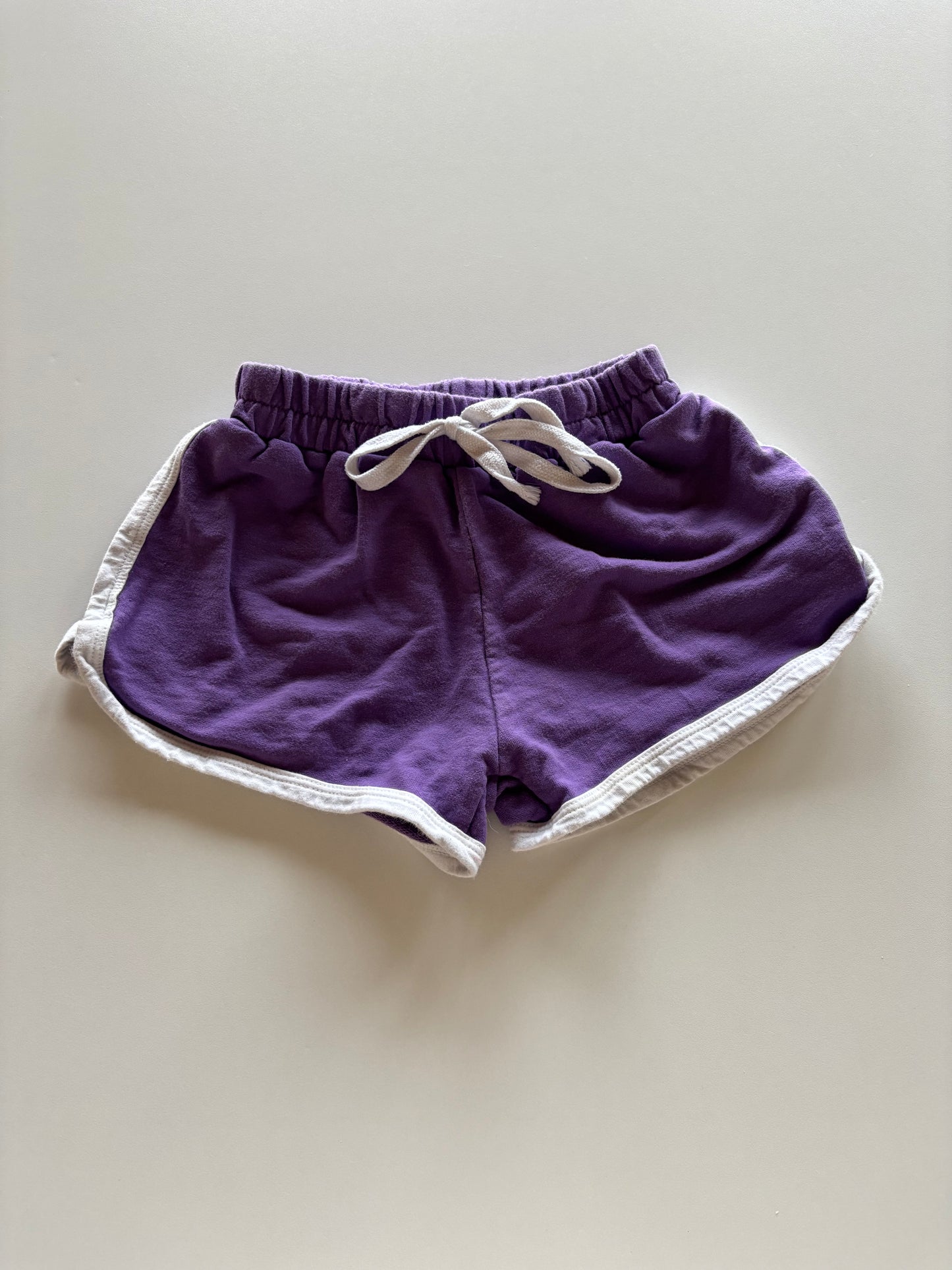 Purple & White Shorts