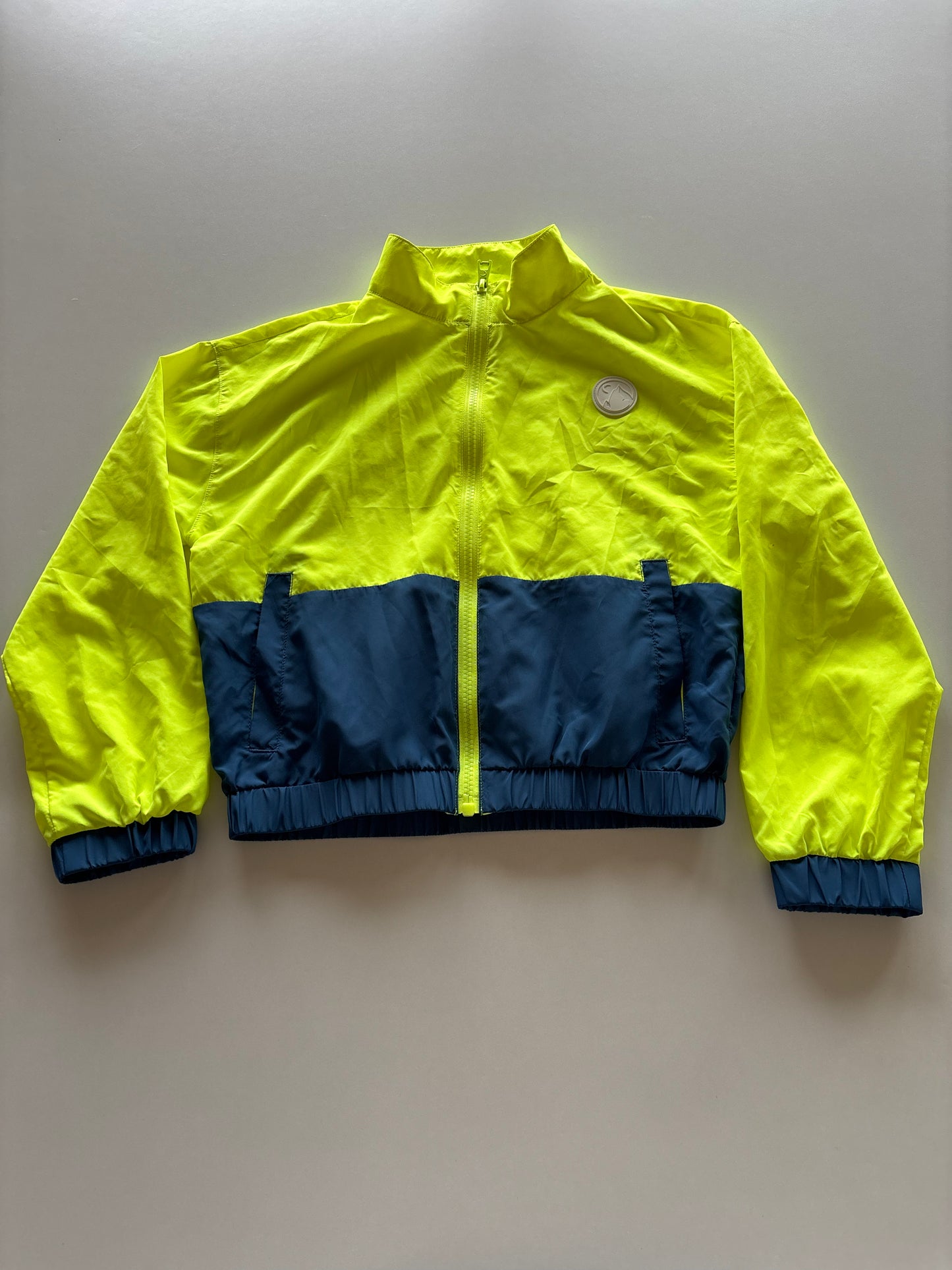Neon Yellow & Blue Jacket