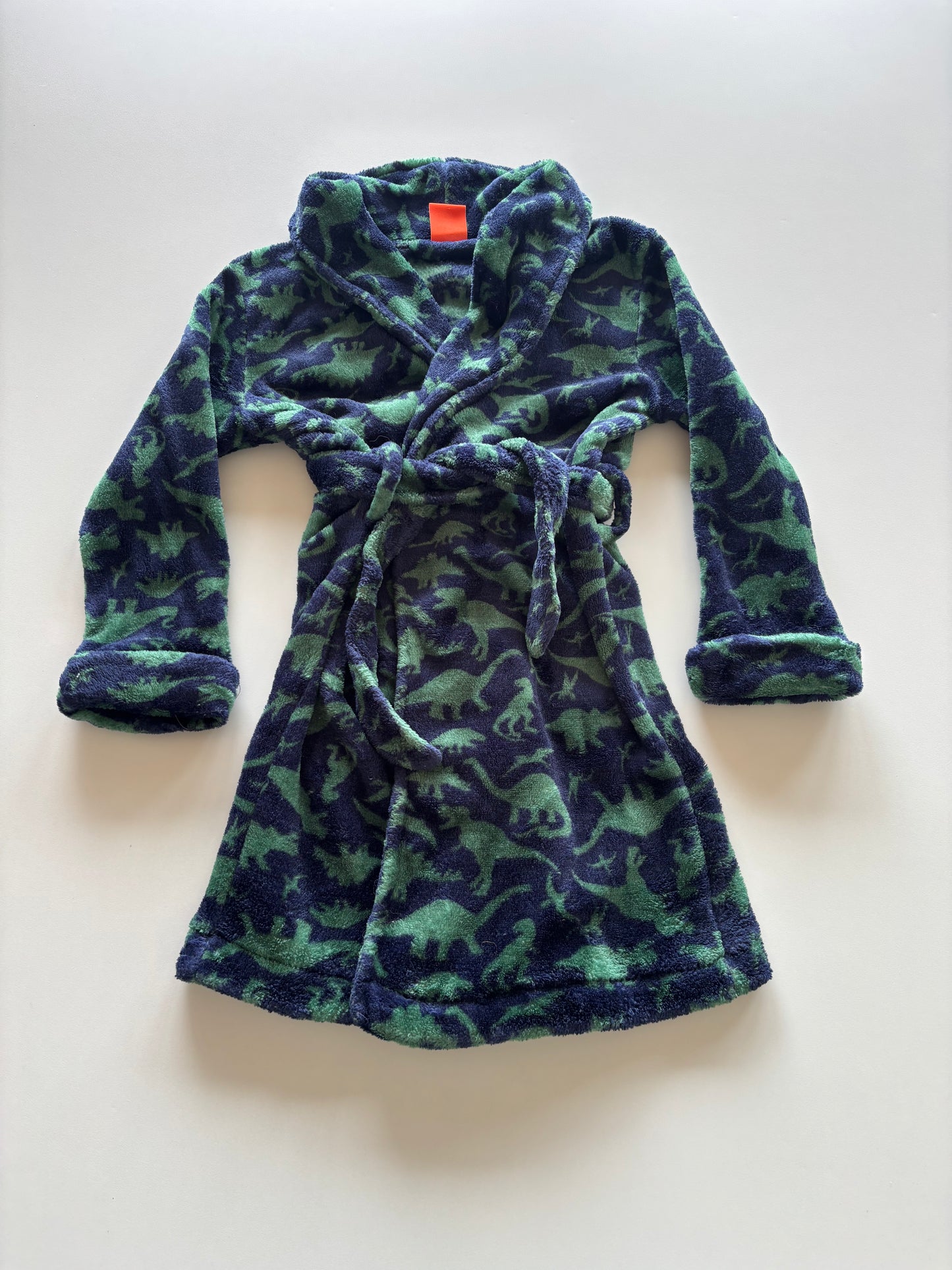Navy & Green Dino House Robe