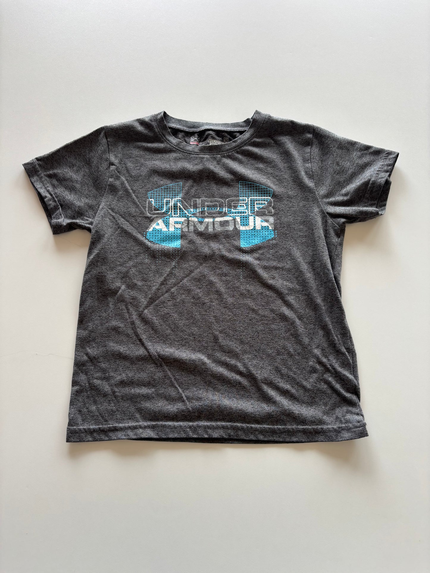 Grey & Blue UA Tee