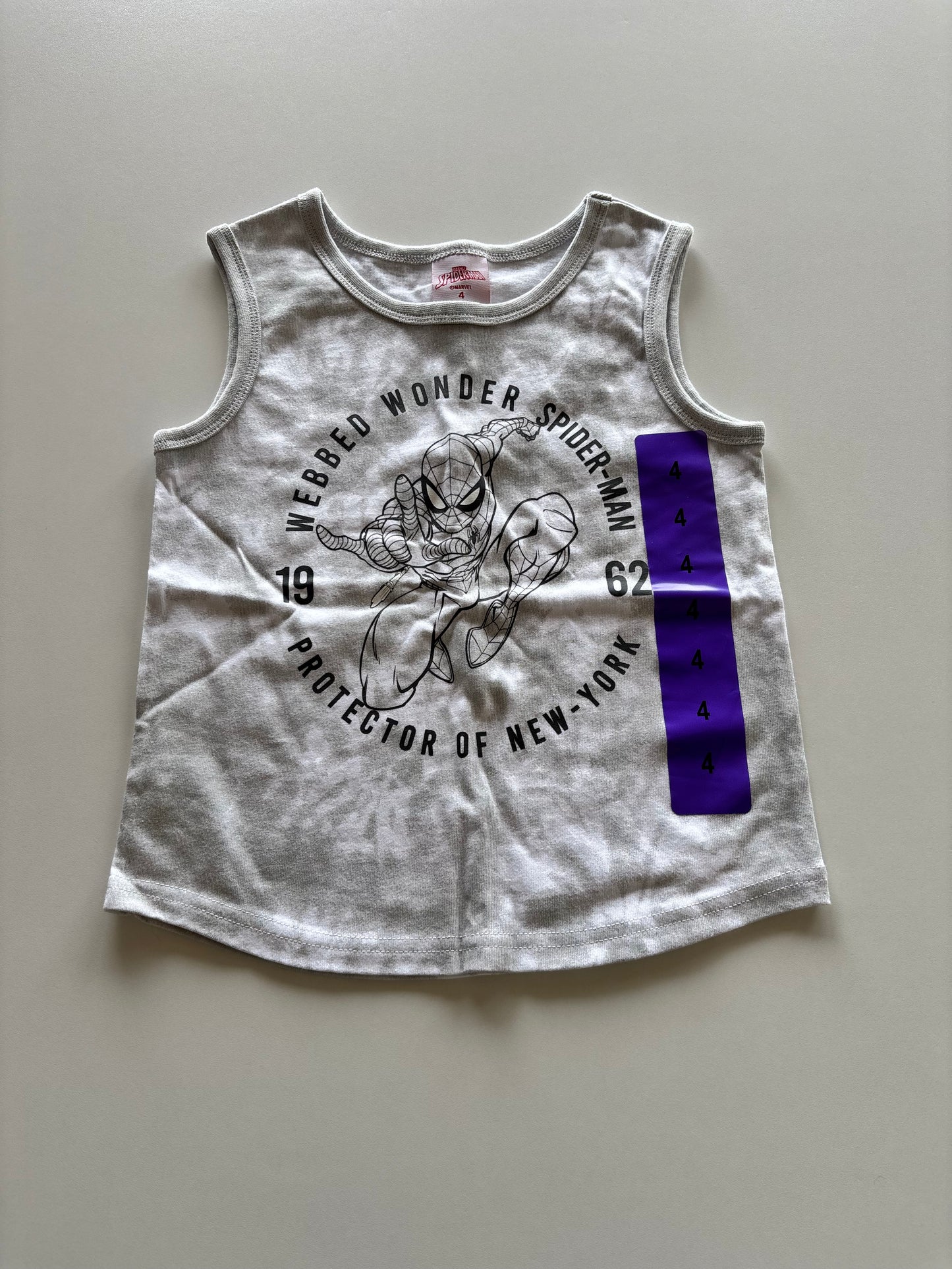 BNWT Grey Spider-man Tank