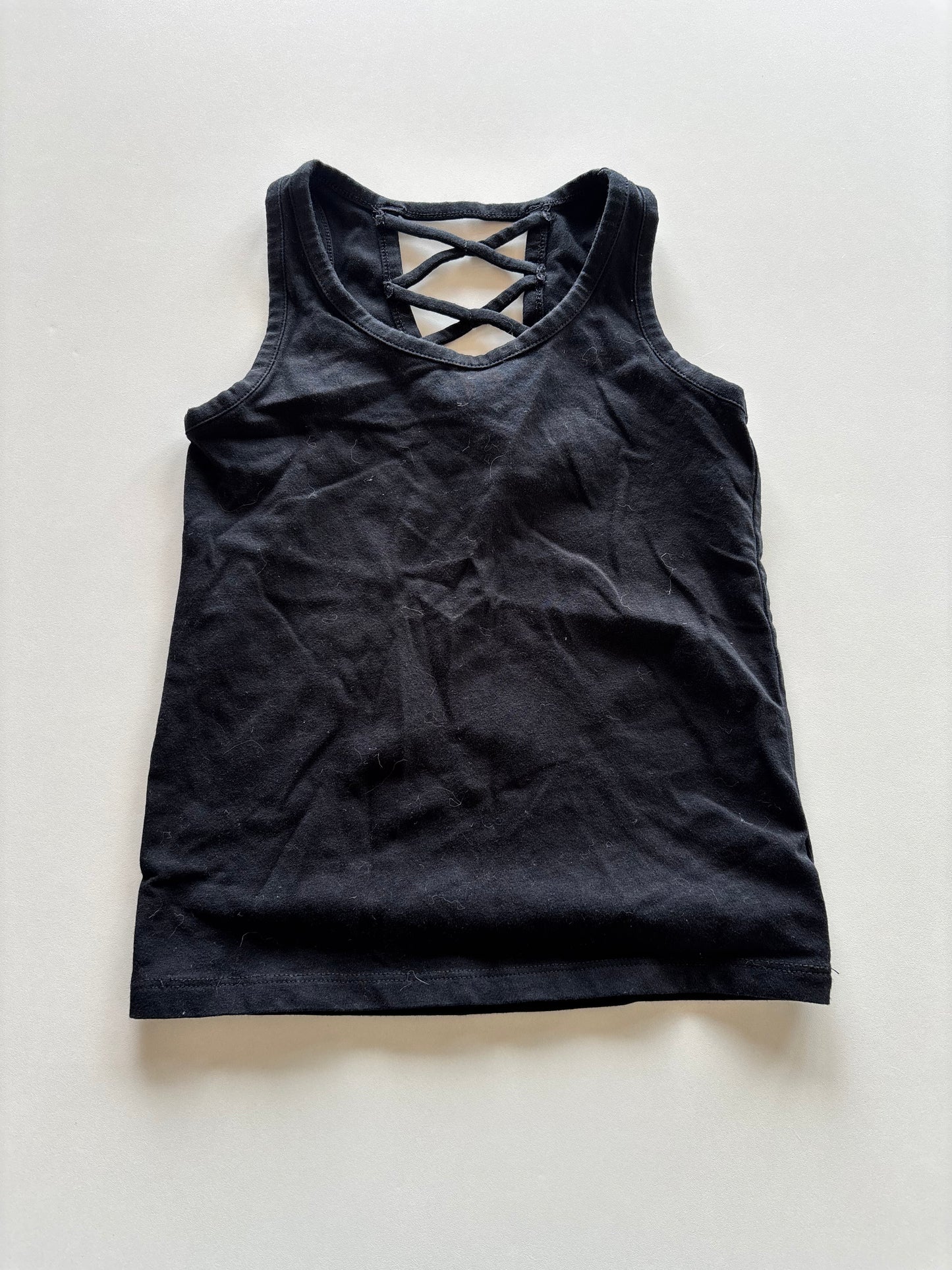 Black Crisscross Tank