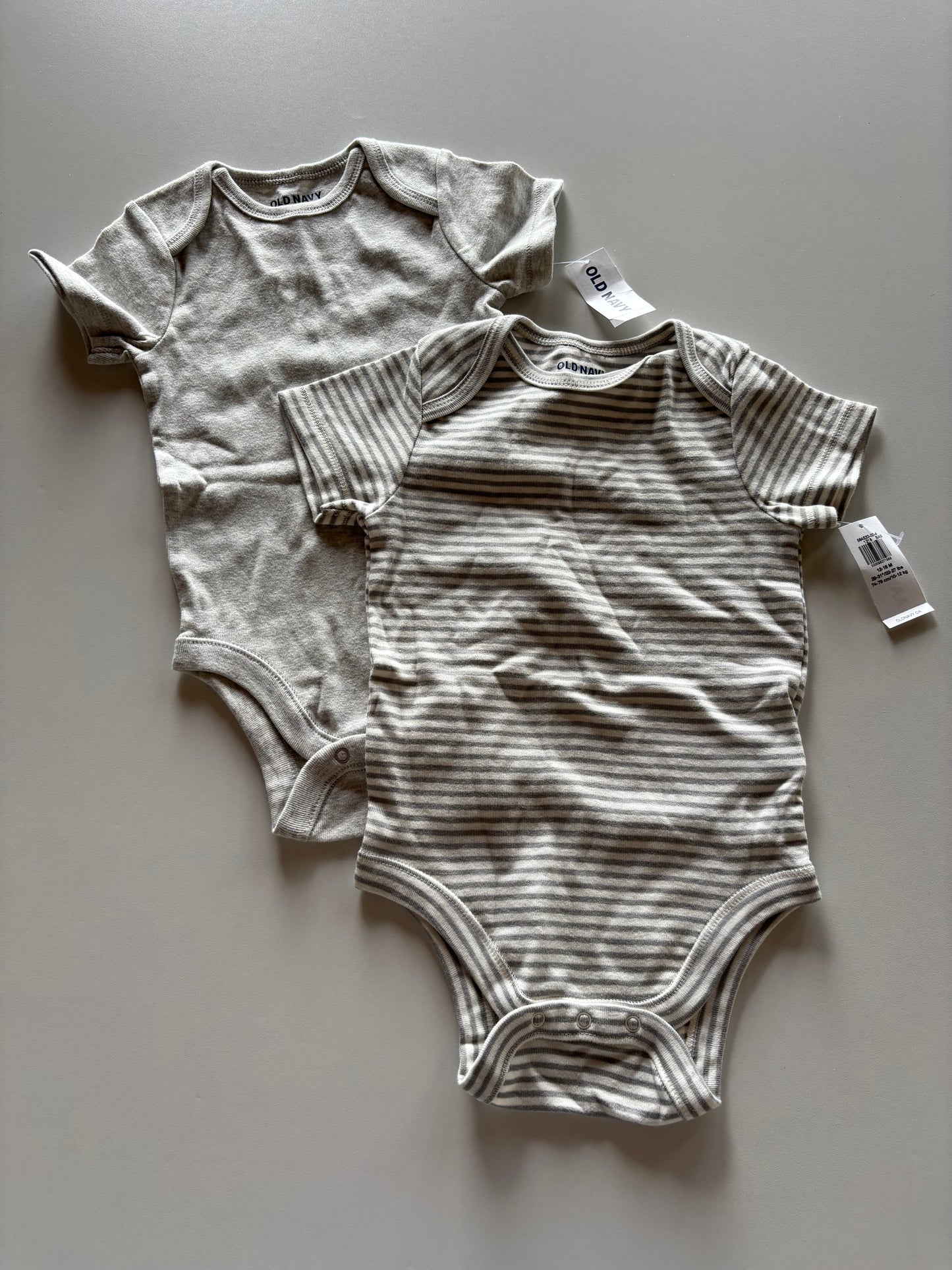 BNWT 2 Grey Onesies