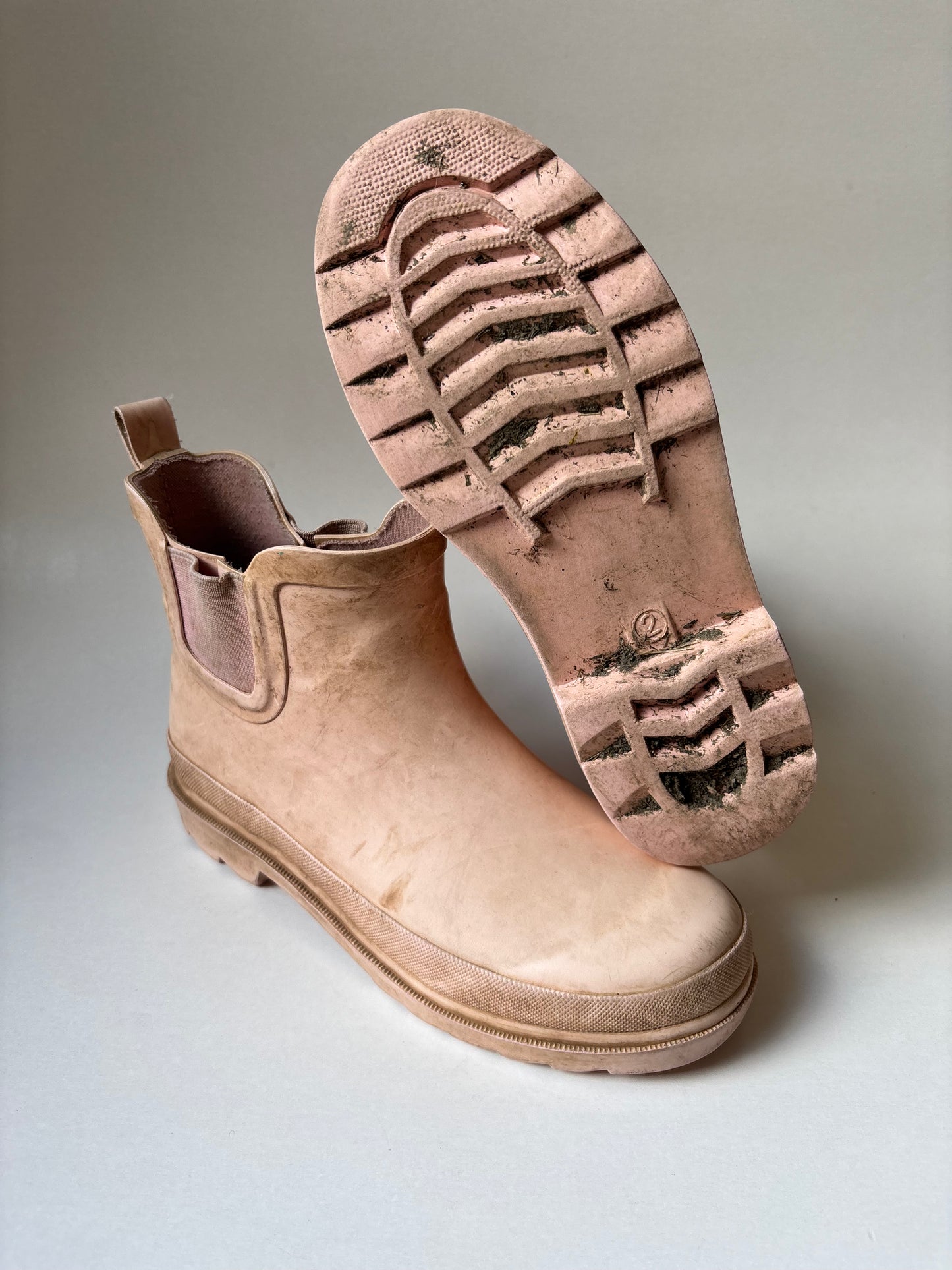 Pink Ankle Rubber Boots