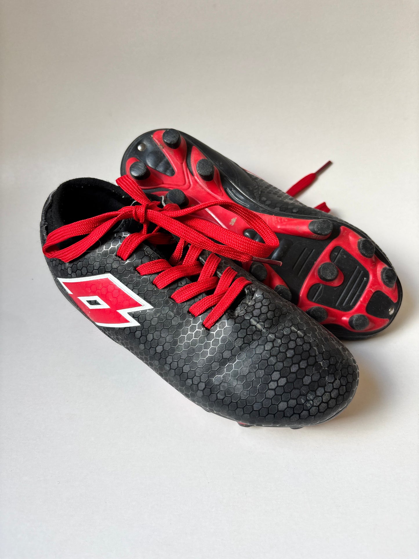 Black & Red Cleats
