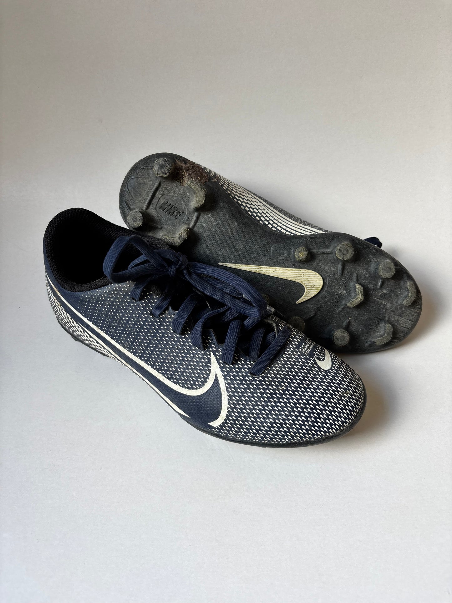 Navy Nike Cleats