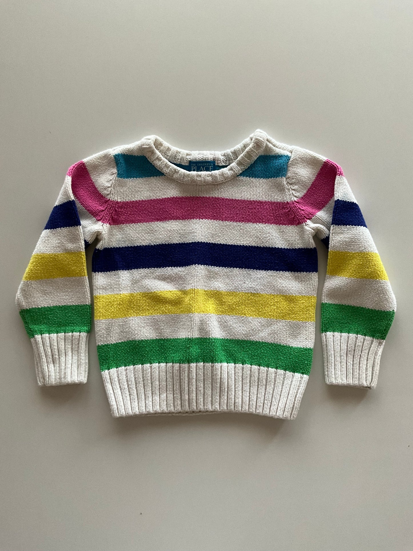 Colourful Striped Knit Sweater