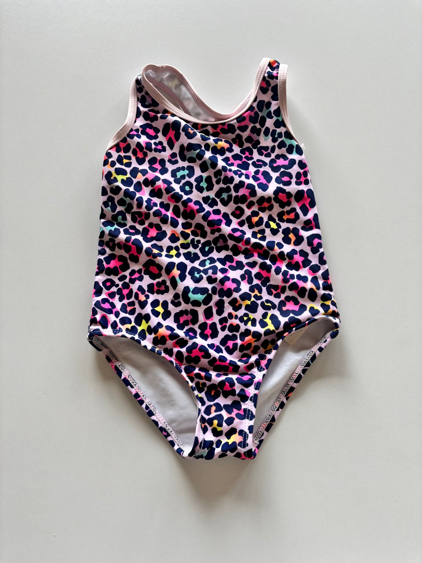 Purple Rainbow Leopard Swim Suit