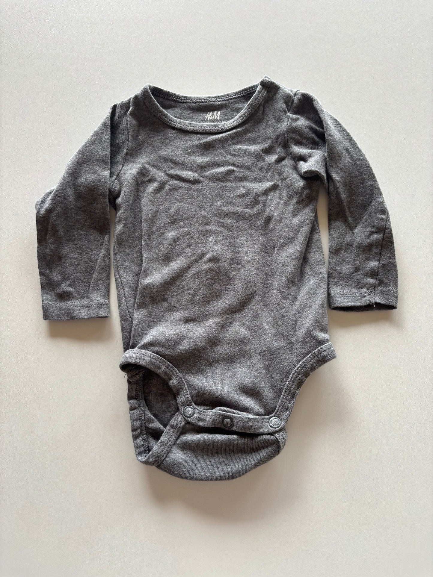 Grey Long Sleeve Onesie