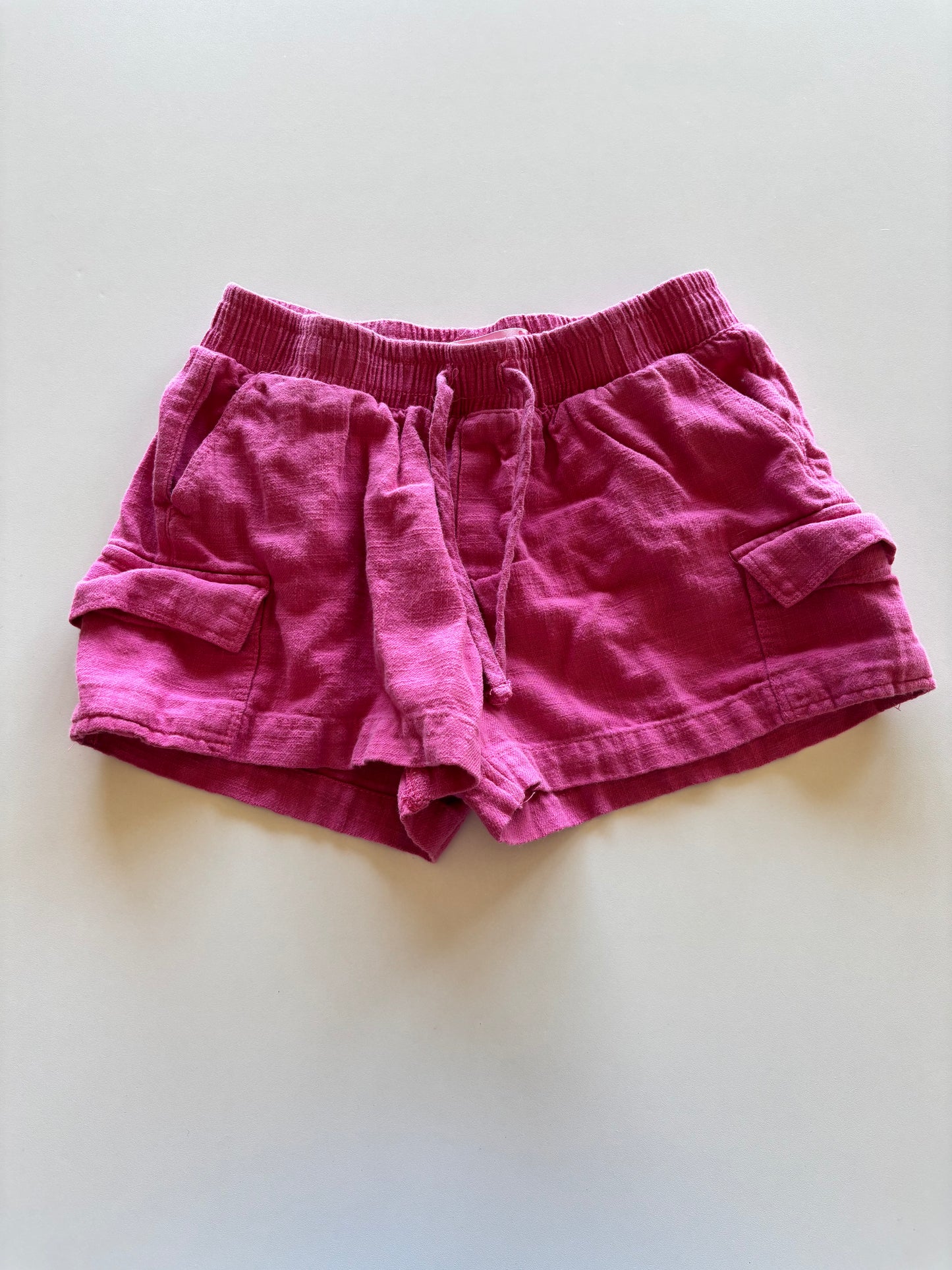Pink Cotton Shorts