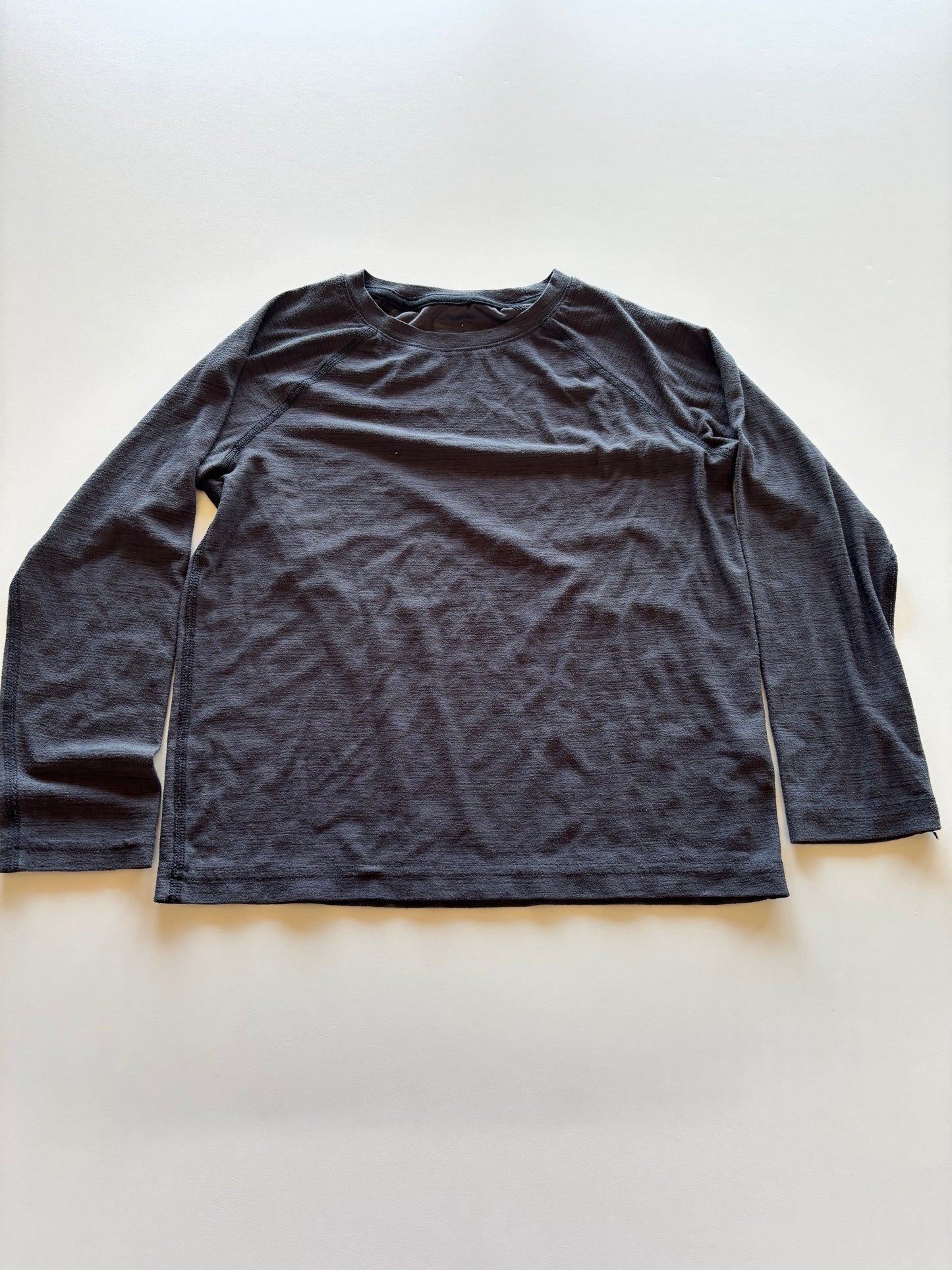 Textured Charcoal Thermal Shirt