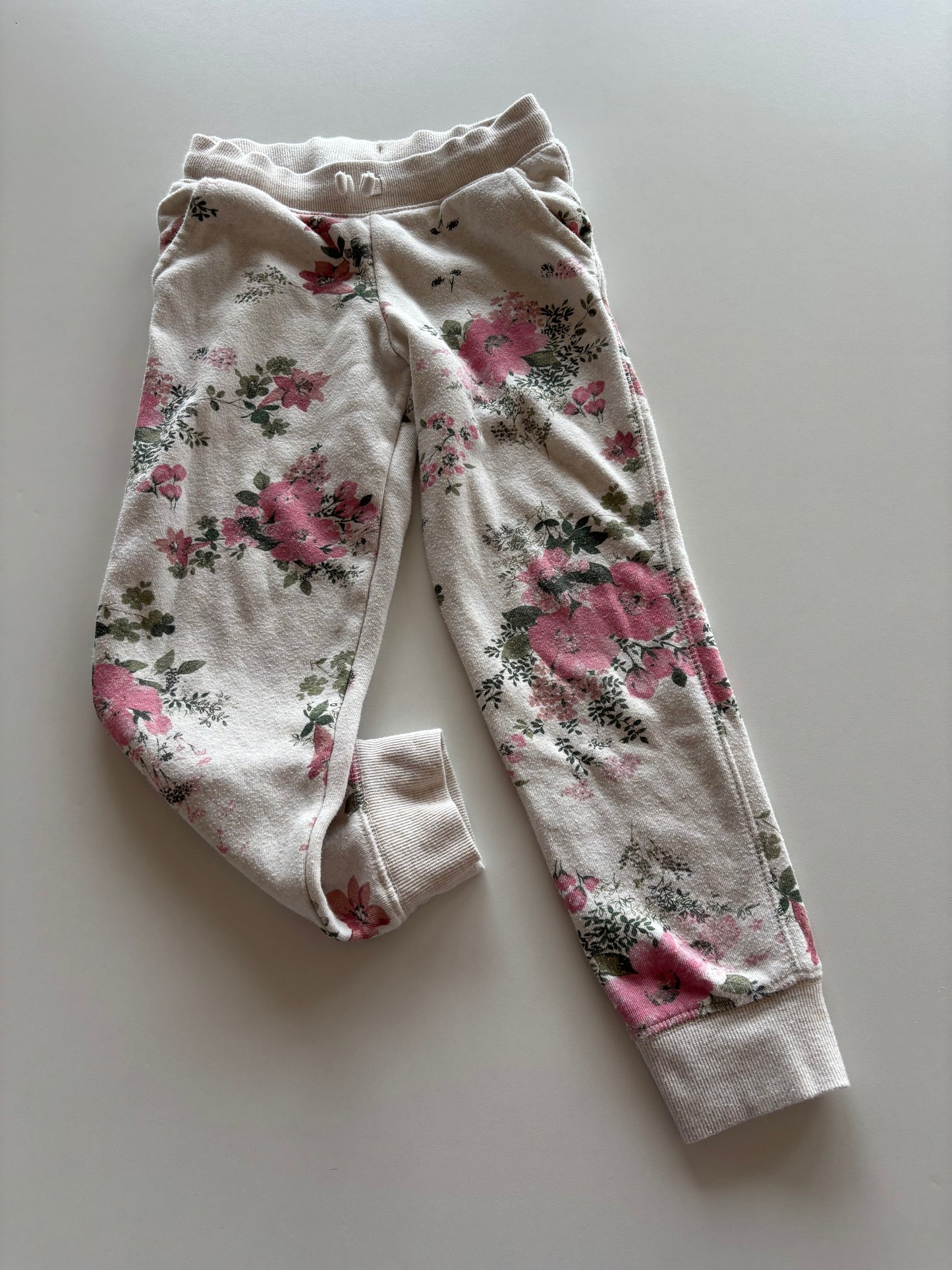 Pink Floral Joggers
