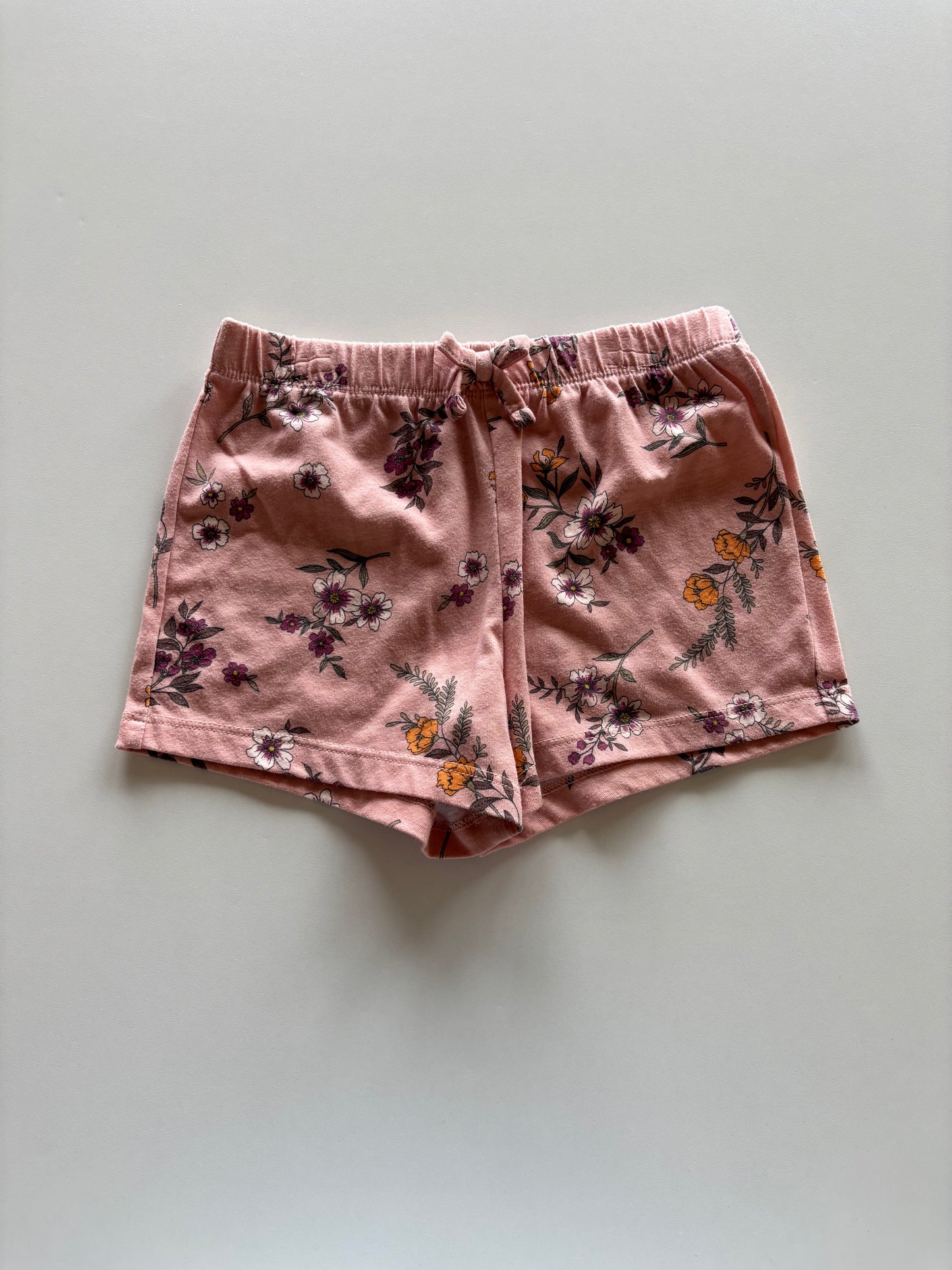 Pink Floral Shorts