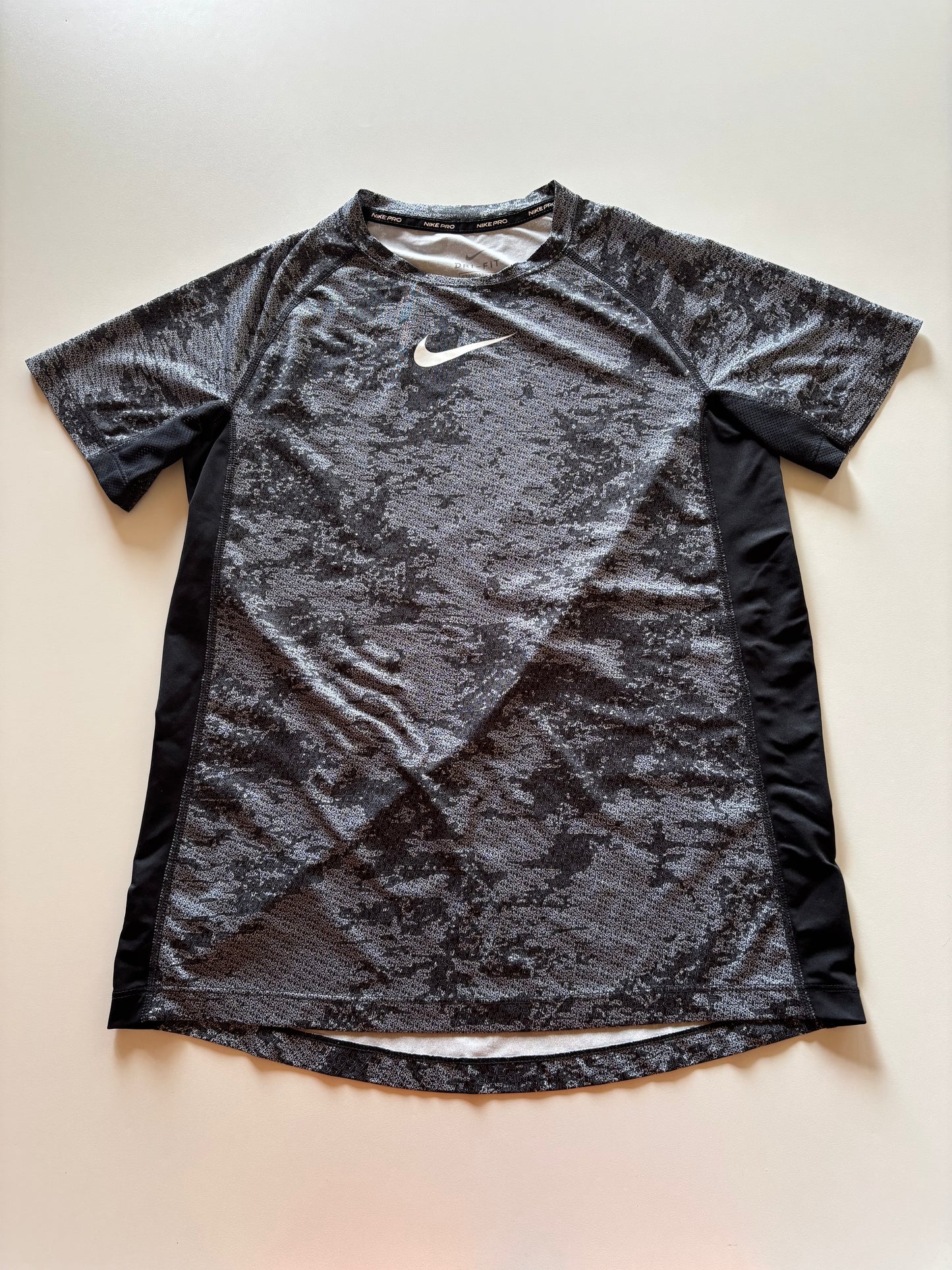 Black & Grey Digital Camo Athletic Shirt