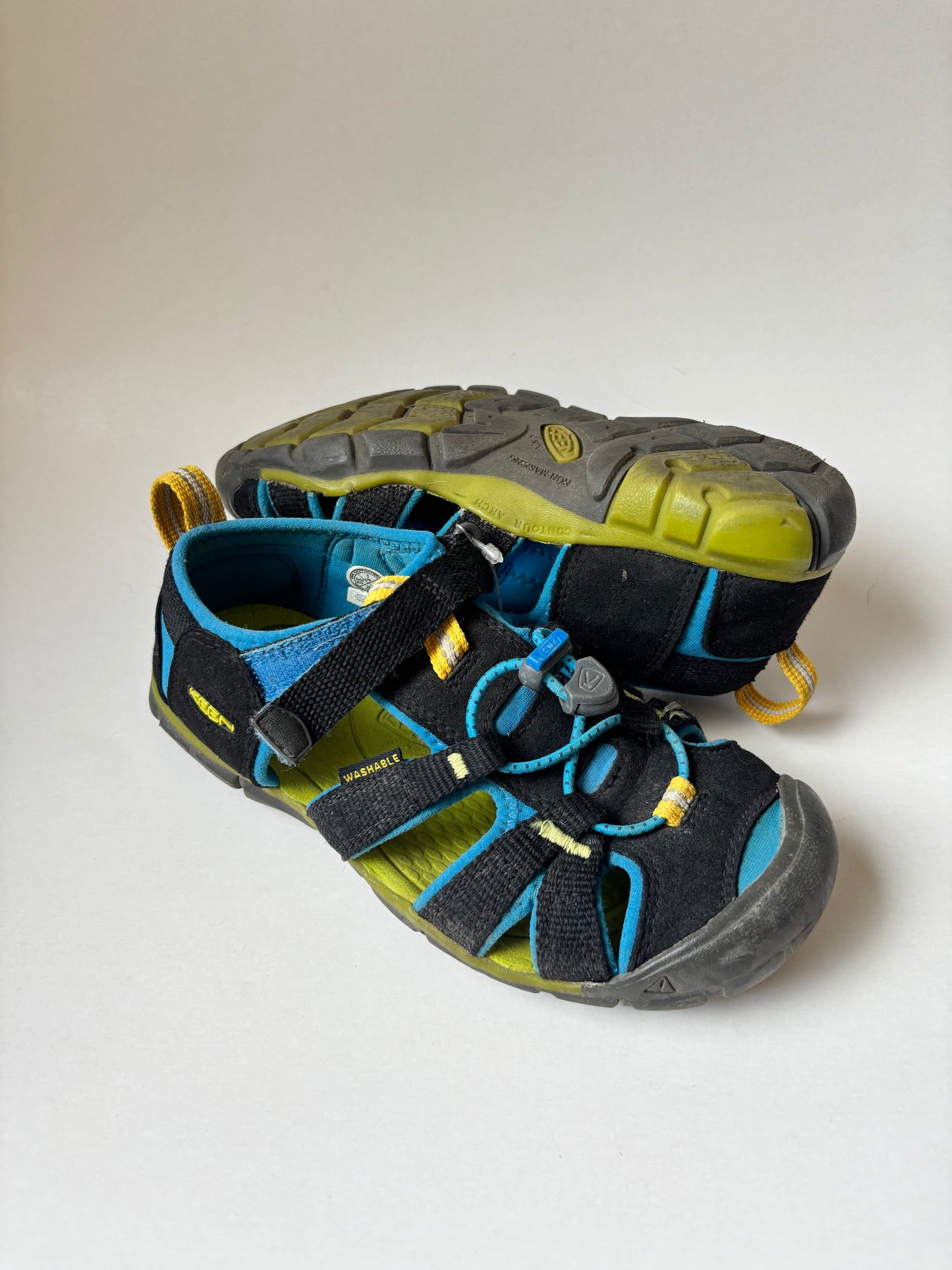 Black & Blue Keen Sandals