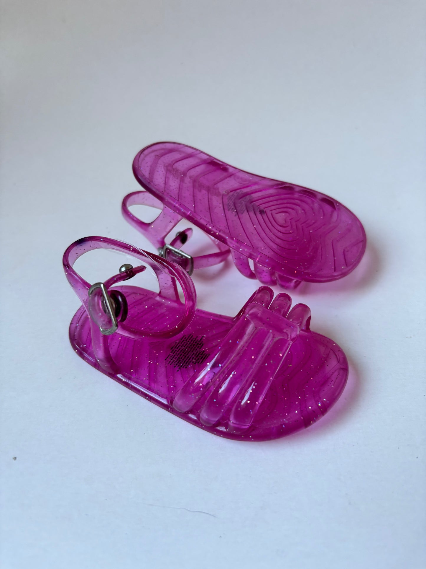 Pink Glitter Sandals