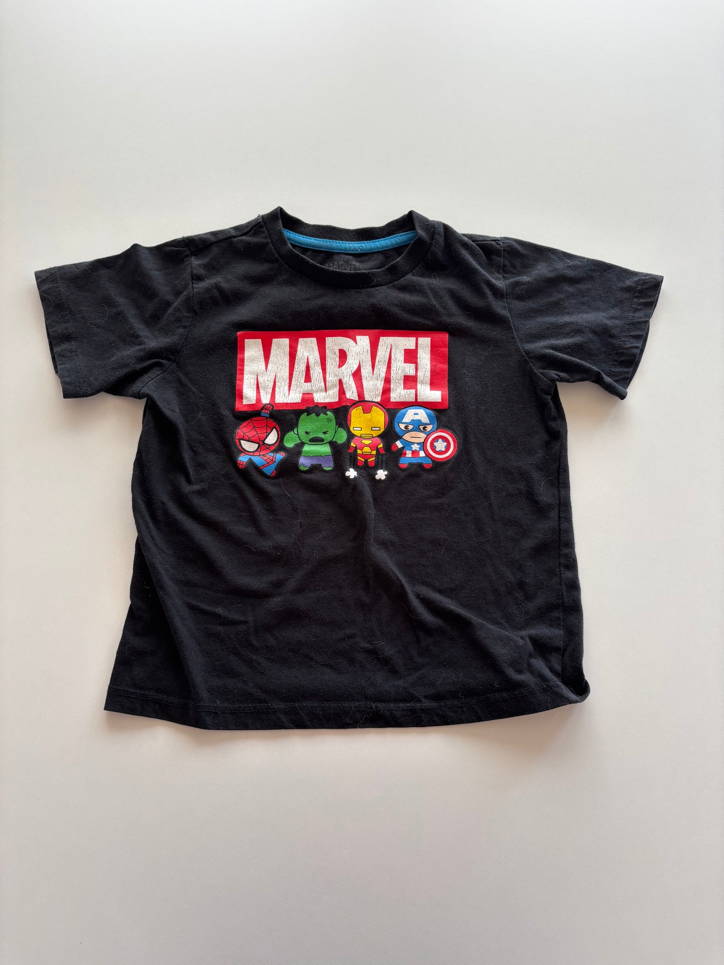 Black Cartoon Marvel Tee
