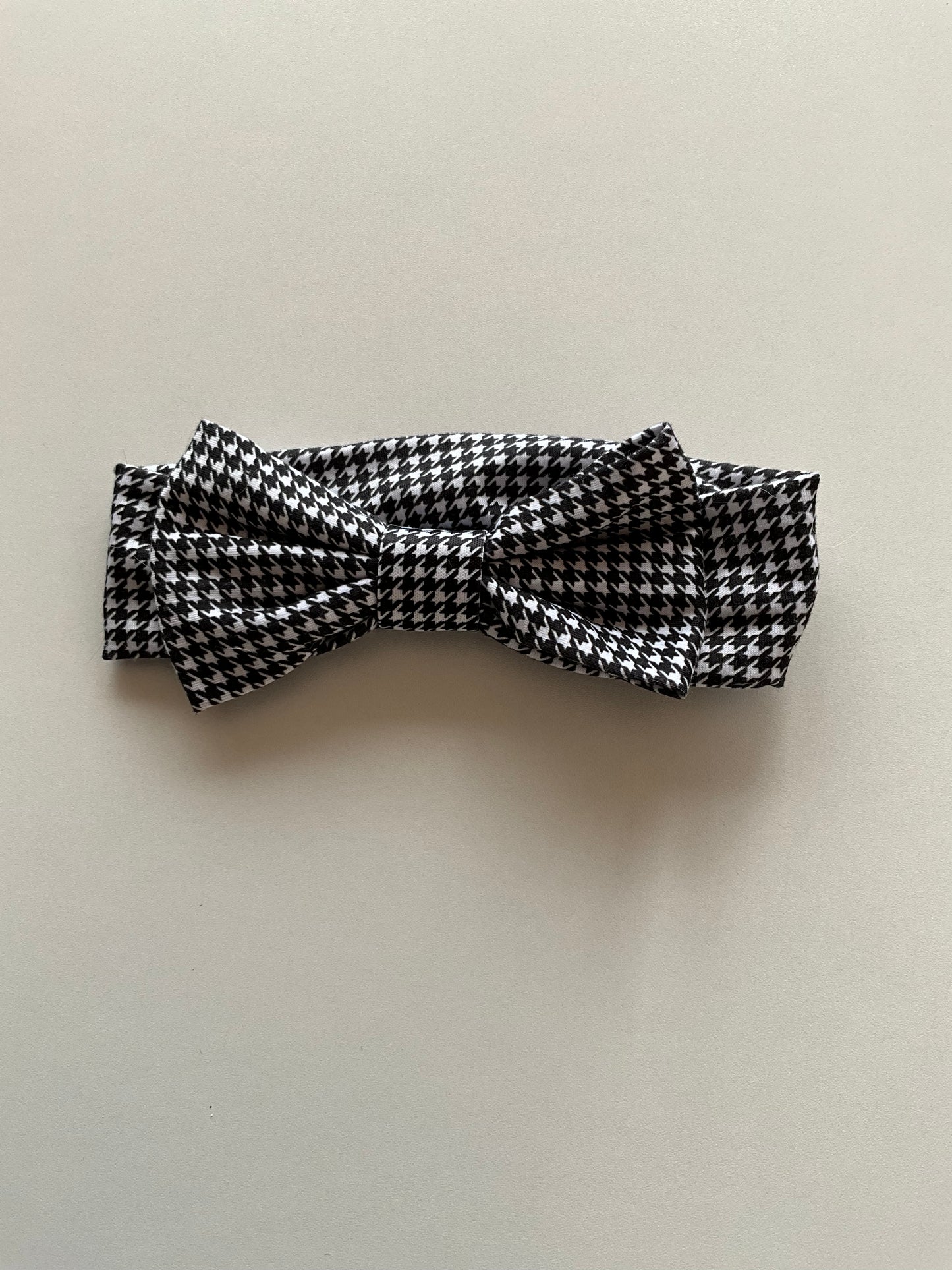 Houndstooth Bow Headband